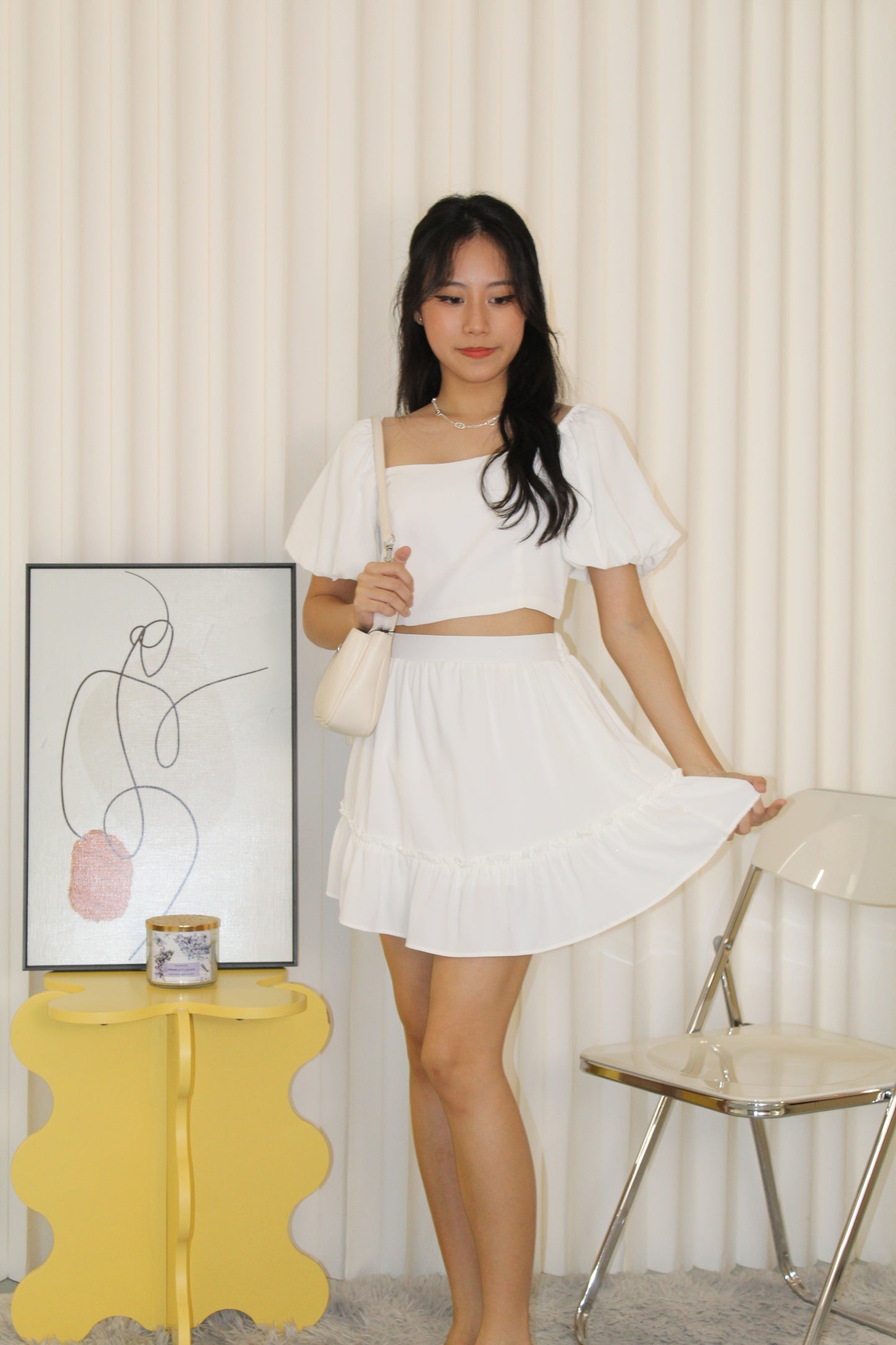 Casey Puff Set (White)