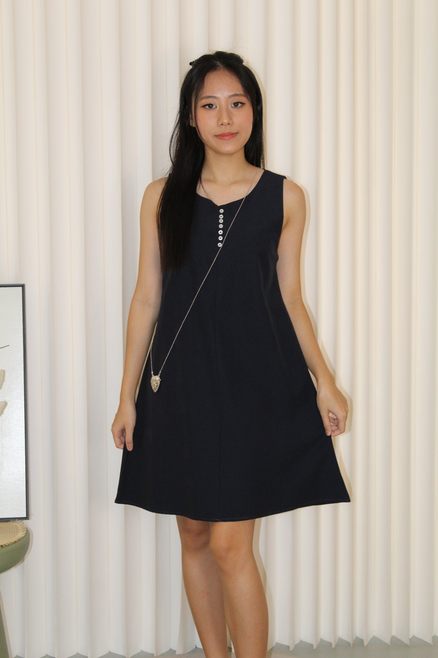 Everly Casual Mini Dress (Blue)
