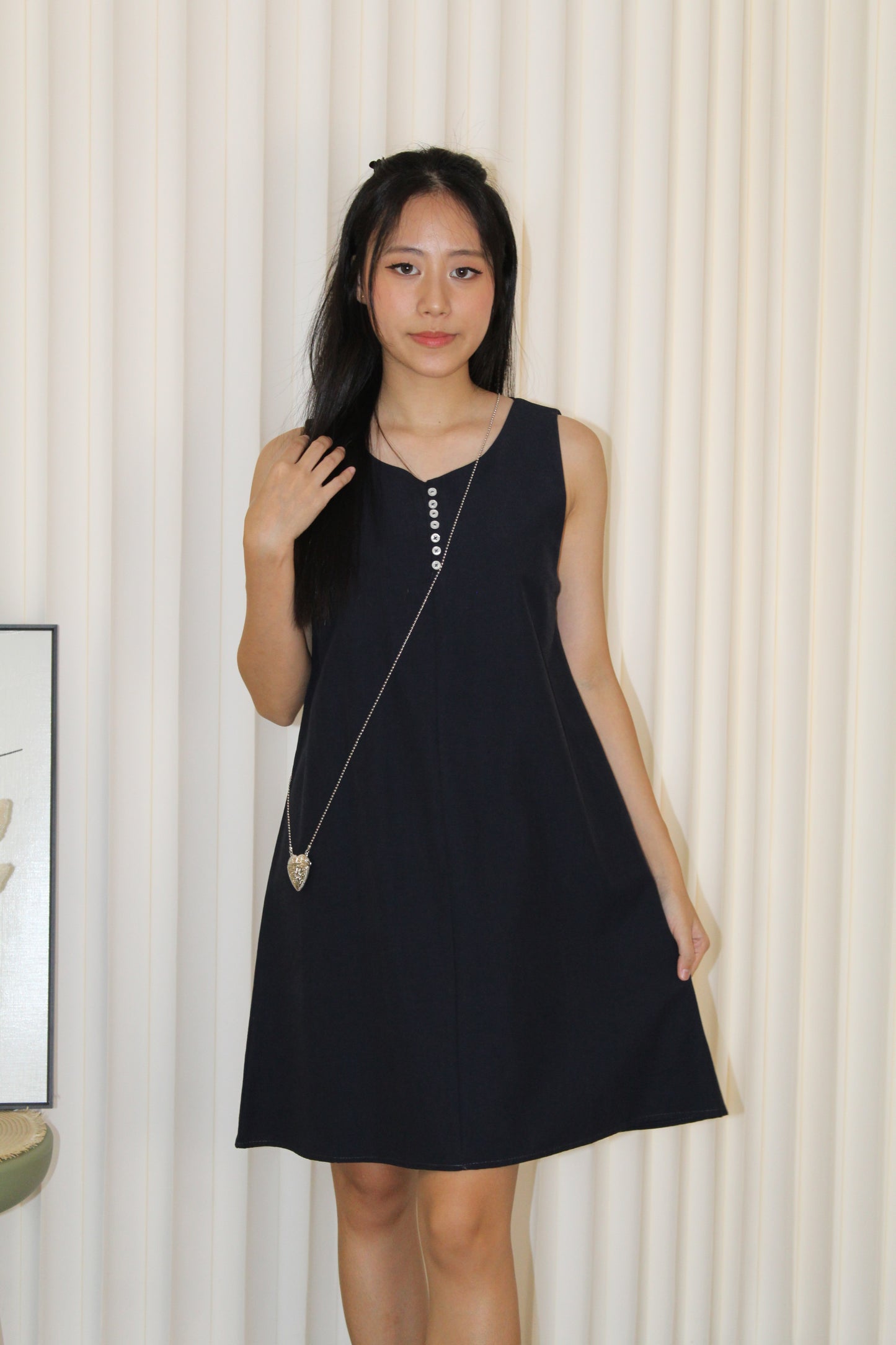 Everly Casual Mini Dress (Blue)