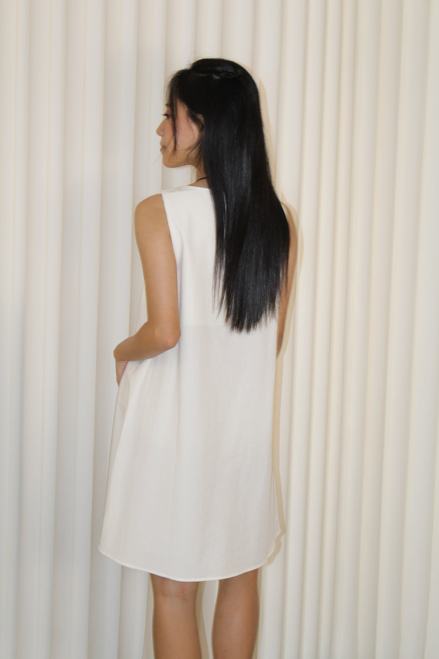 Everly Casual Mini Dress (Blue)