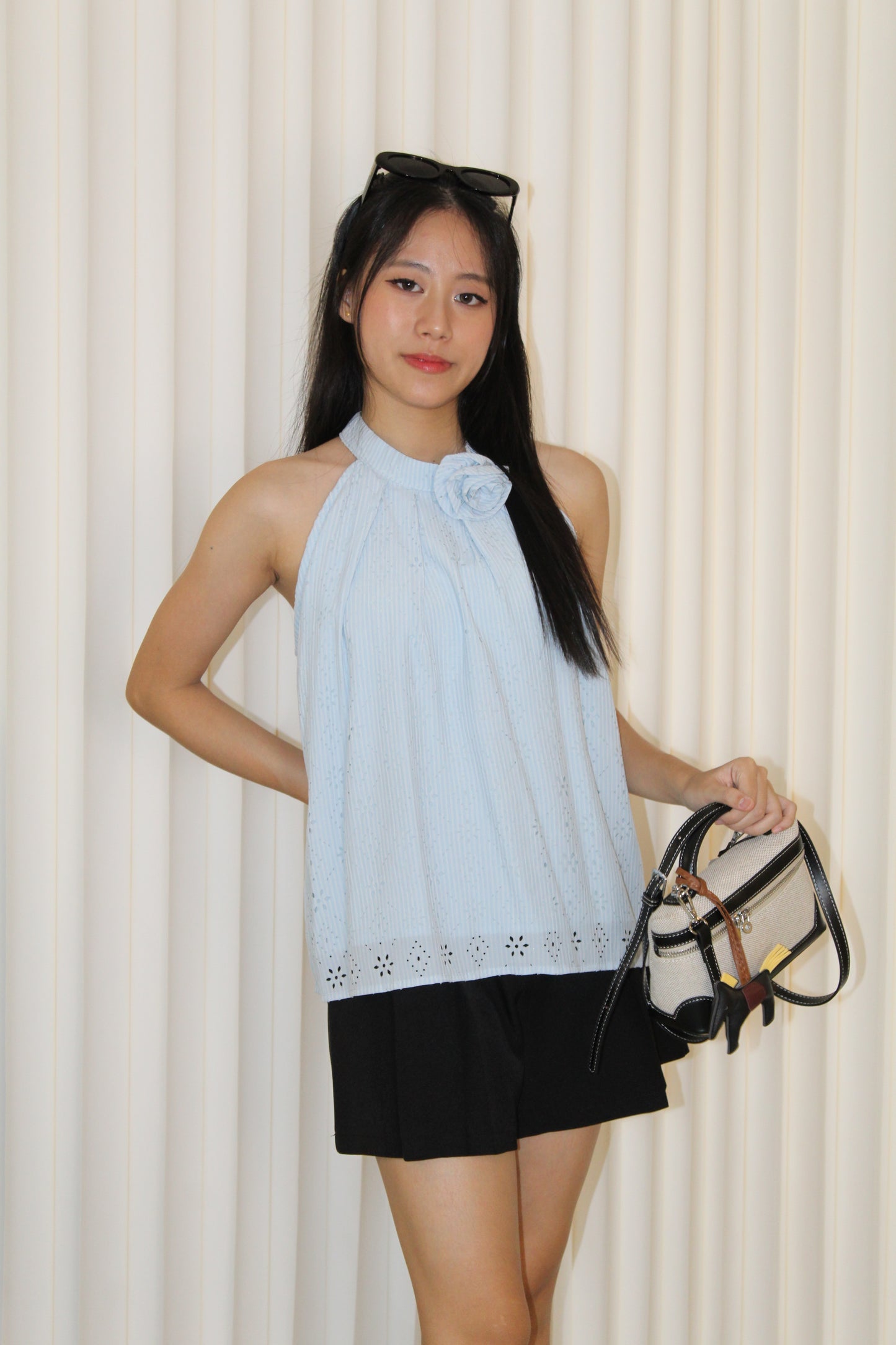 Edith Halter Top (Yellow)