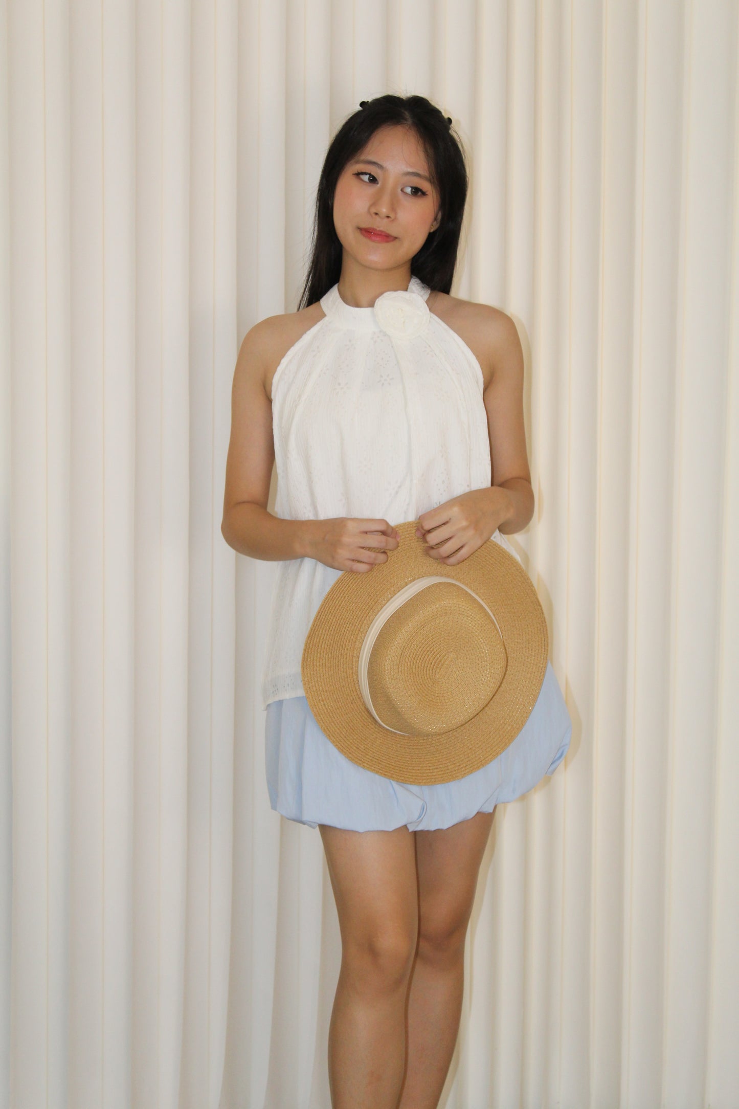 Edith Halter Top (Yellow)