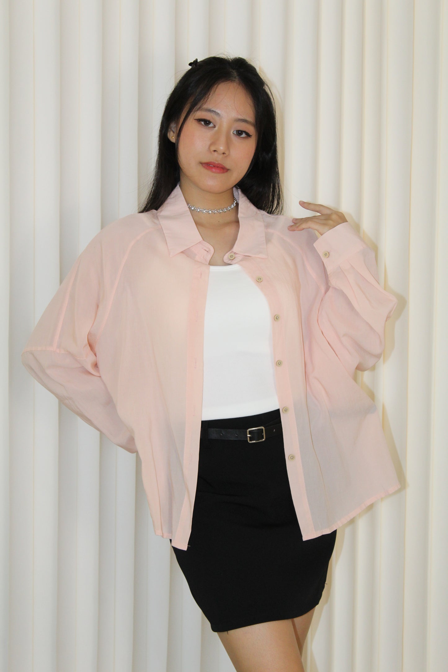 Sora Button Up Top (Green)