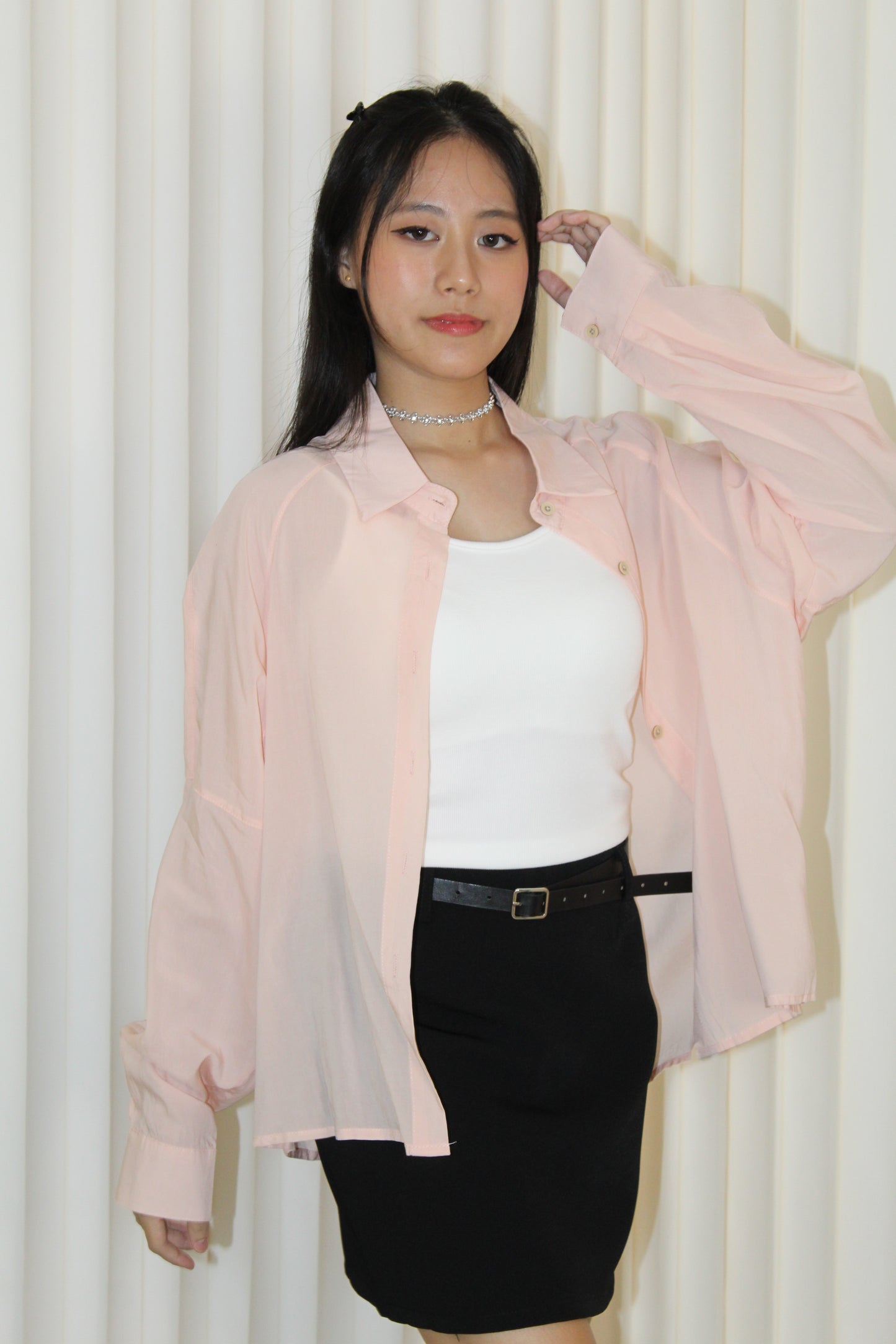 Sora Button Up Top (Green)