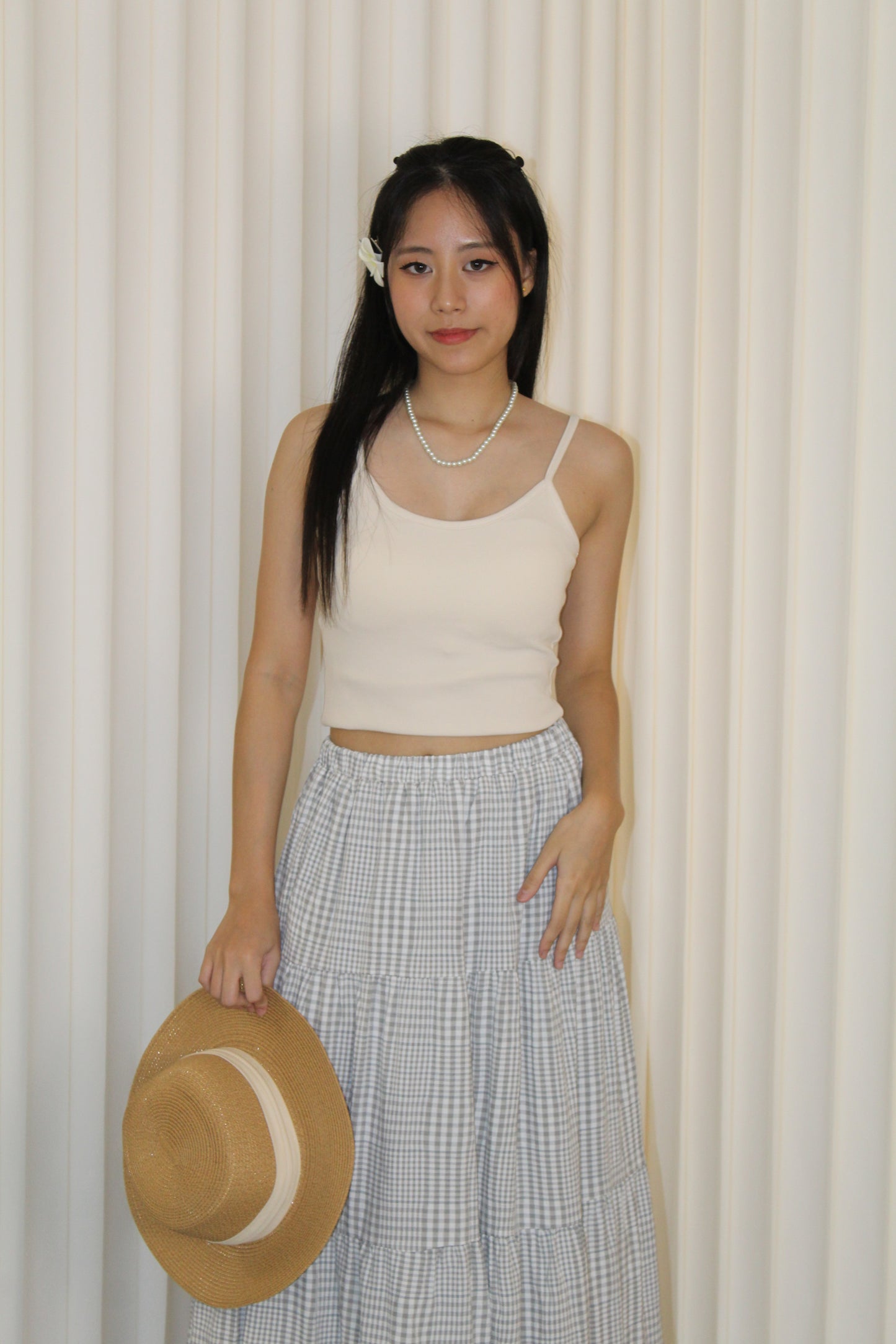 Dinny Padded Top (White)