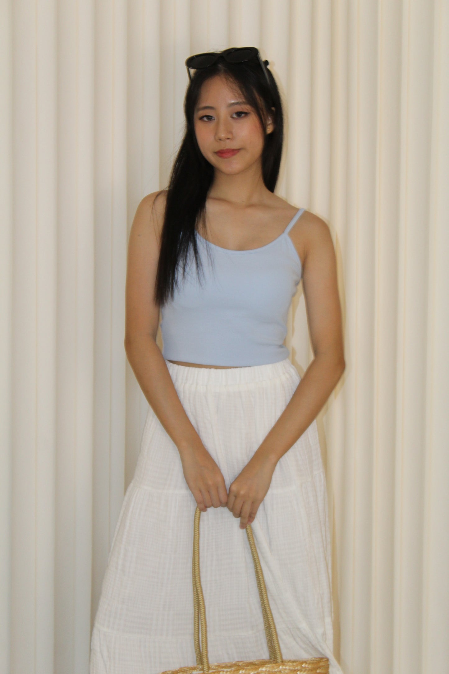 Dinny Padded Top (White)
