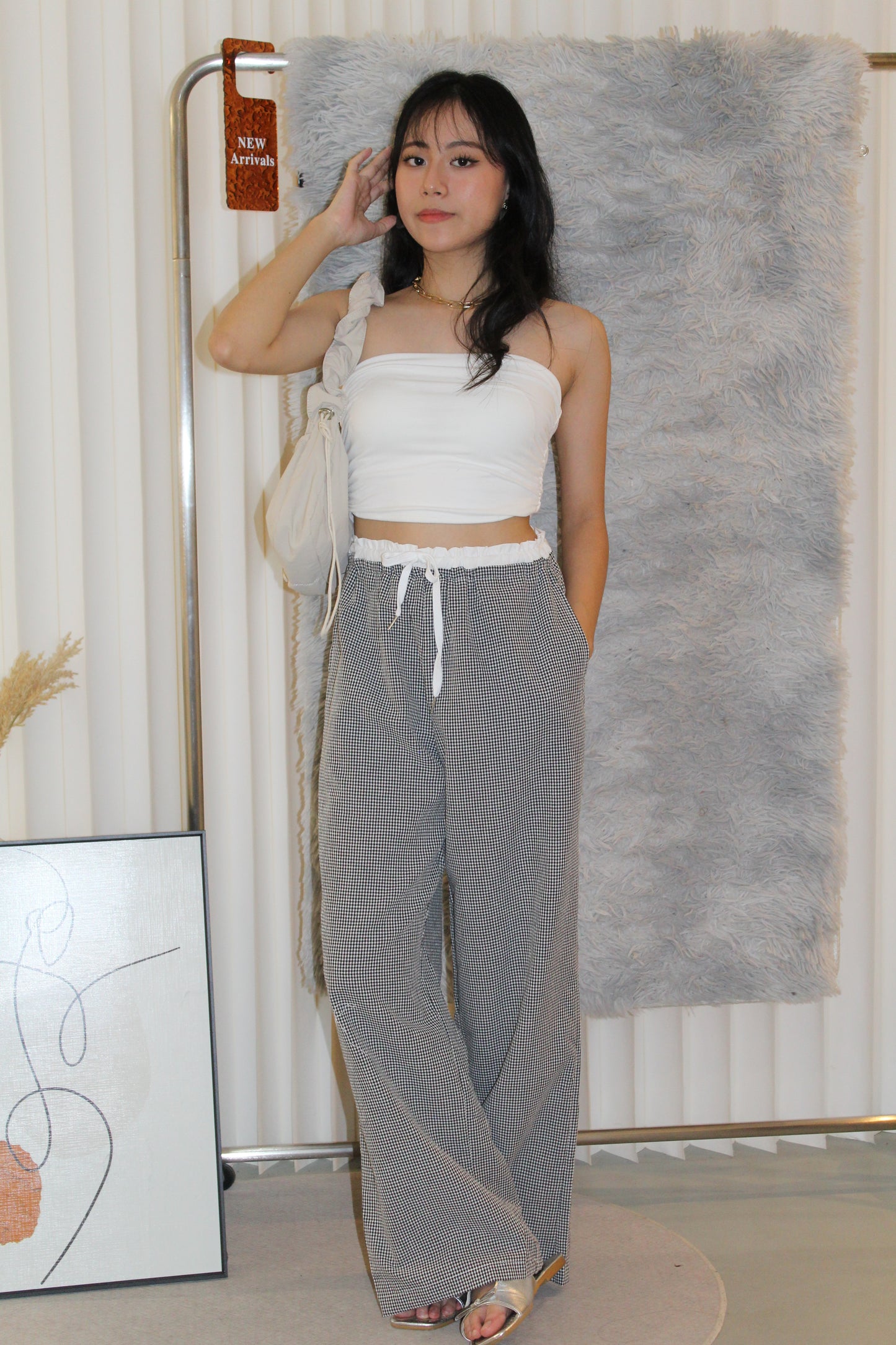 Riley Padded Tube Top (Grey)