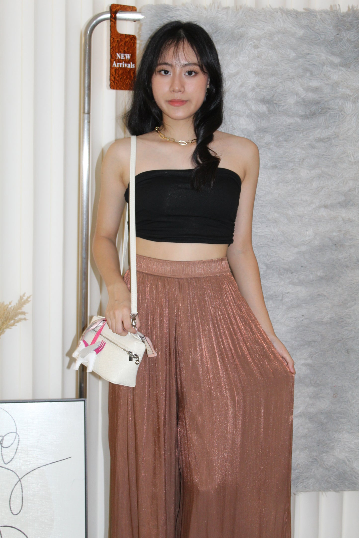 Riley Padded Tube Top (Grey)