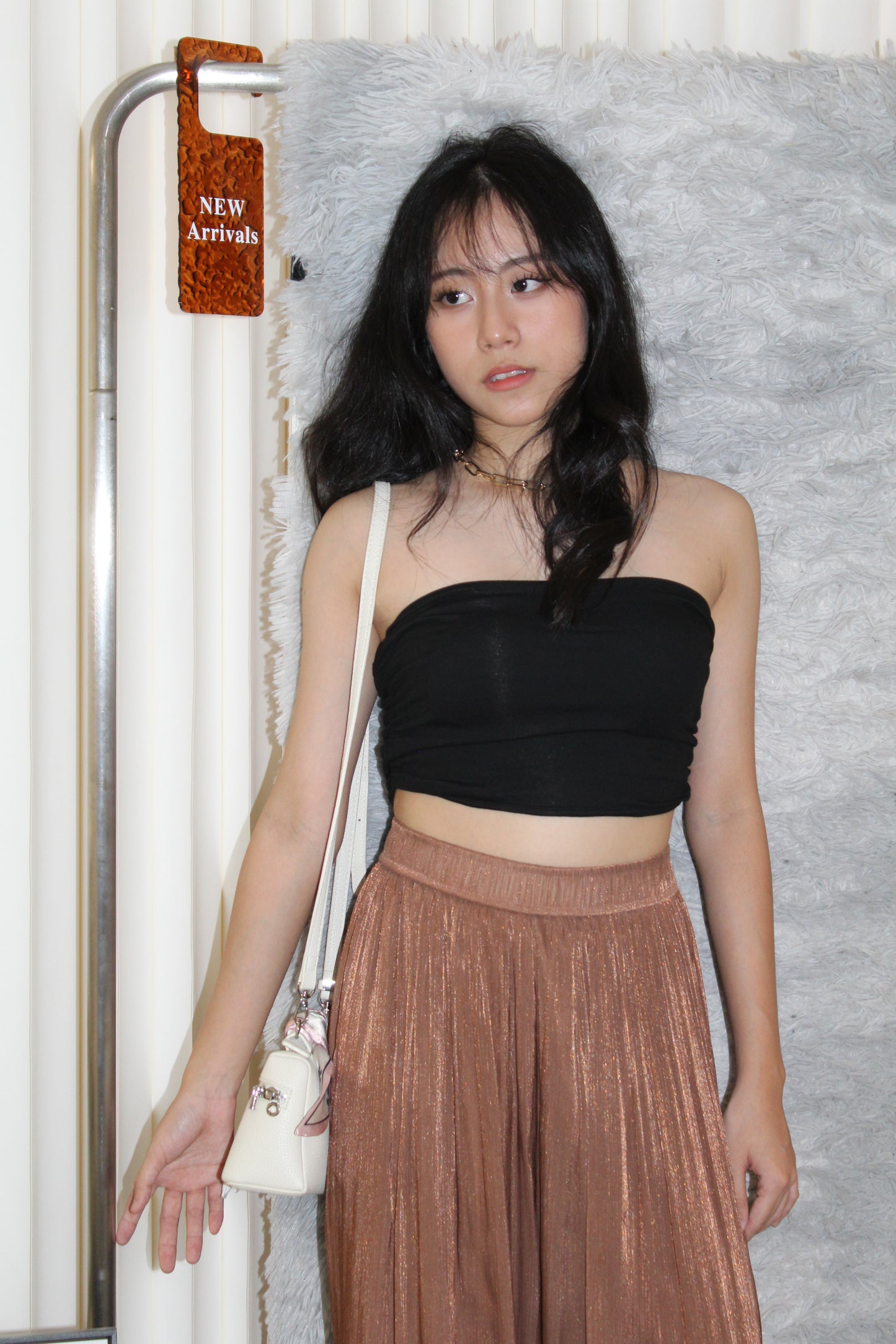 Riley Padded Tube Top (Grey)