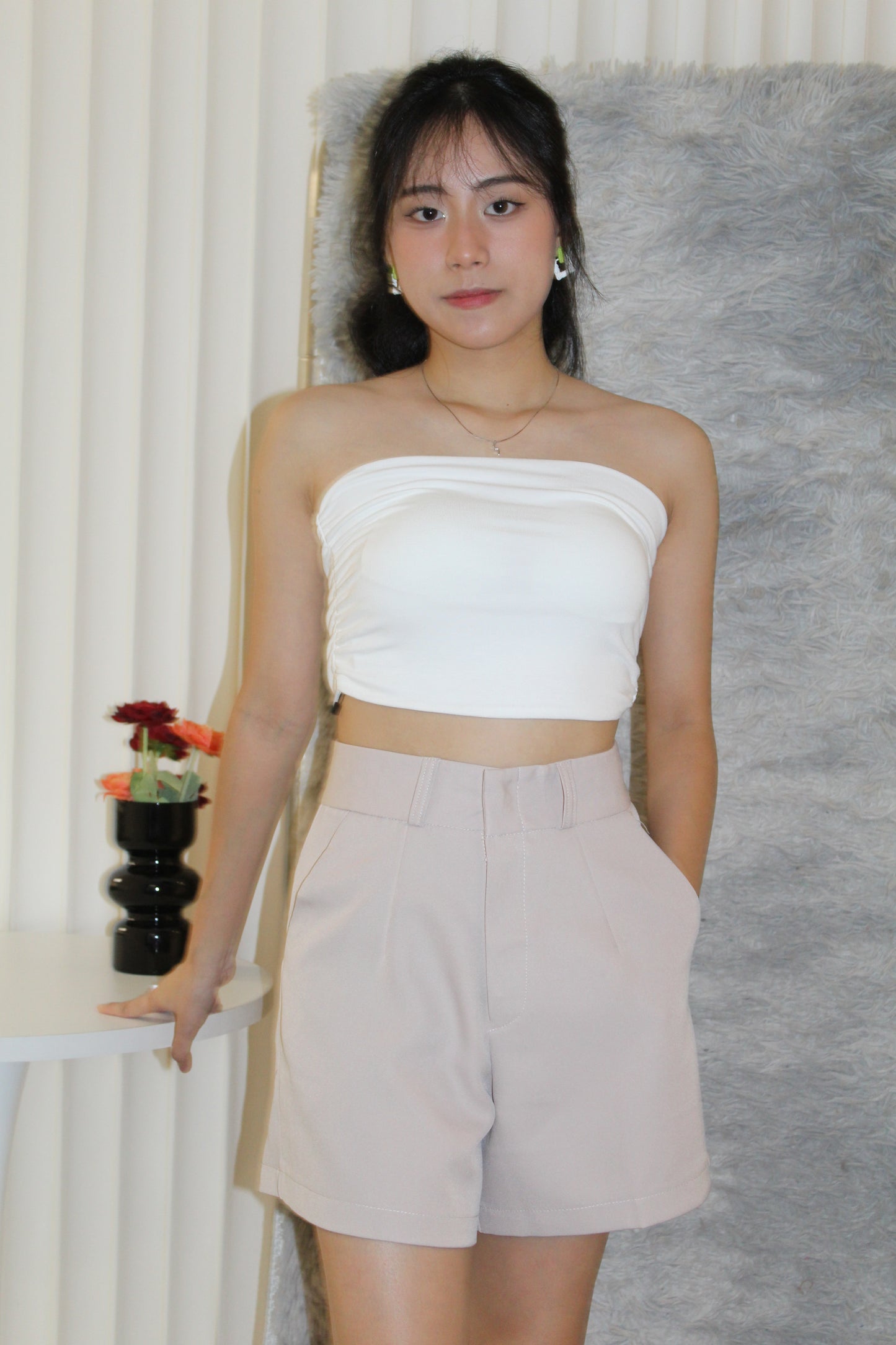 Wendy Suit Shorts (White)