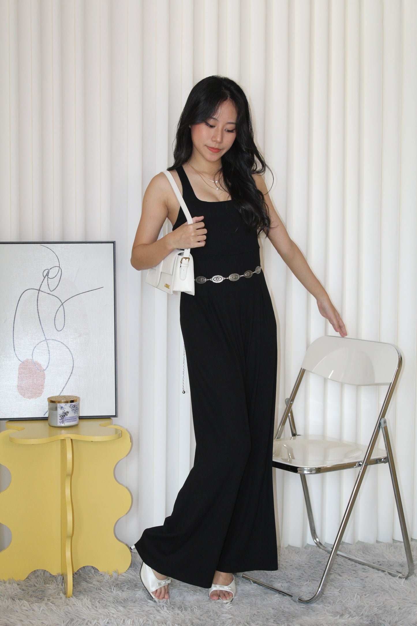 Apolline Casual Jumpsuit (Black)