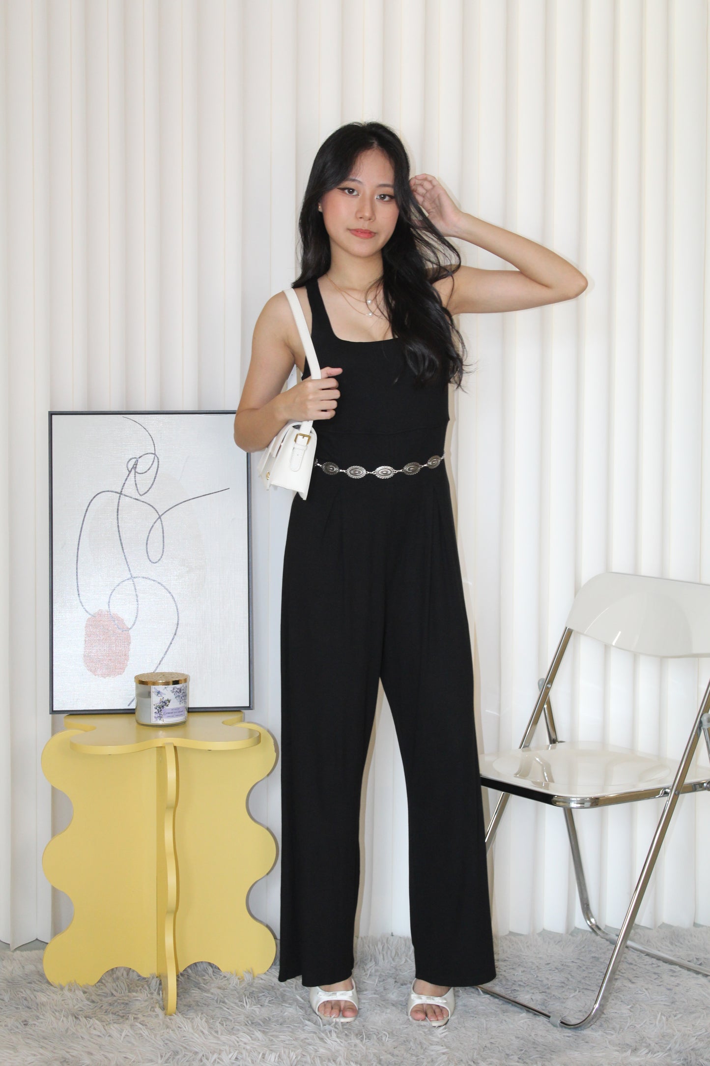 Apolline Casual Jumpsuit (Black)