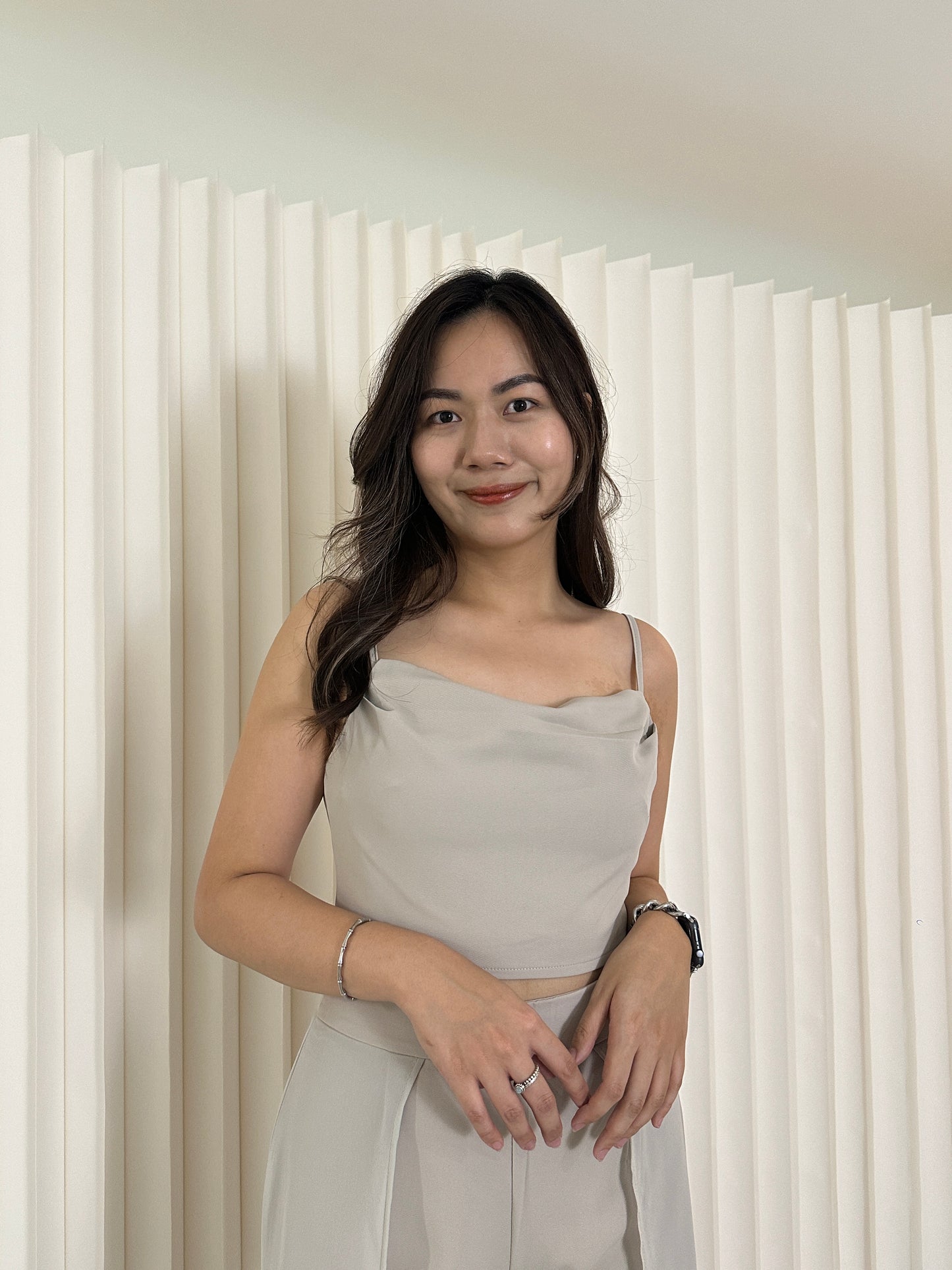 Estelle Camisole Top (Navy)