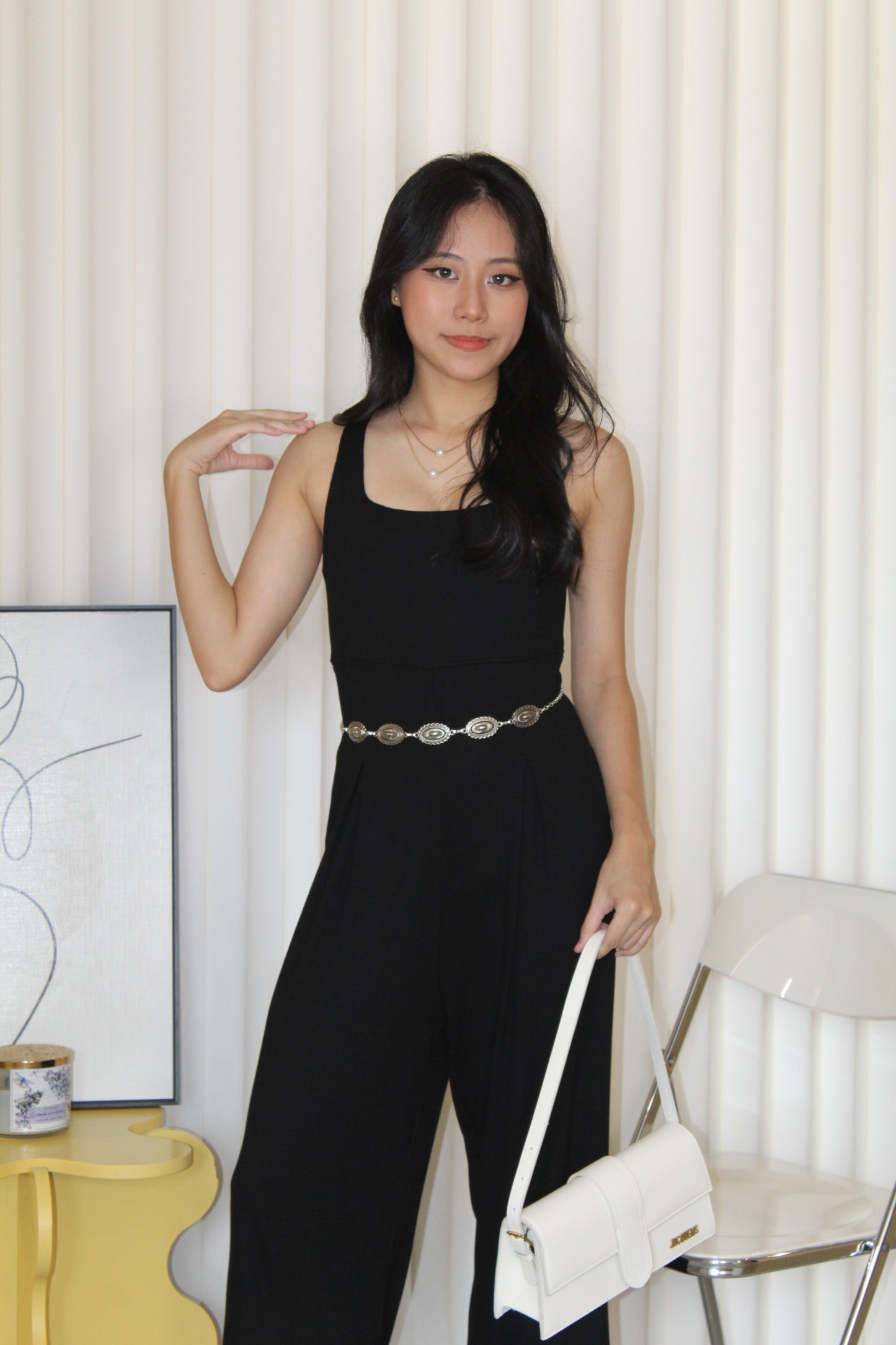 Apolline Casual Jumpsuit (Black)