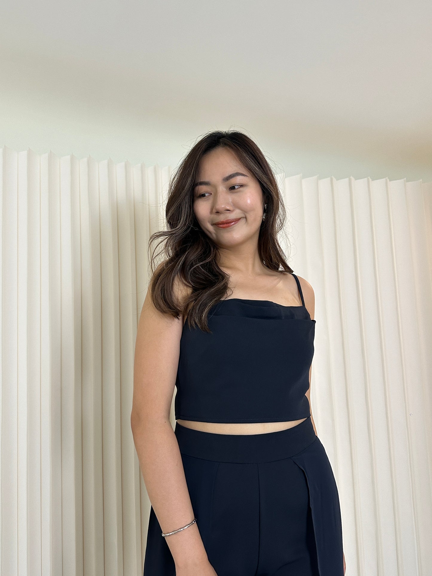 Estelle Camisole Top (Navy)