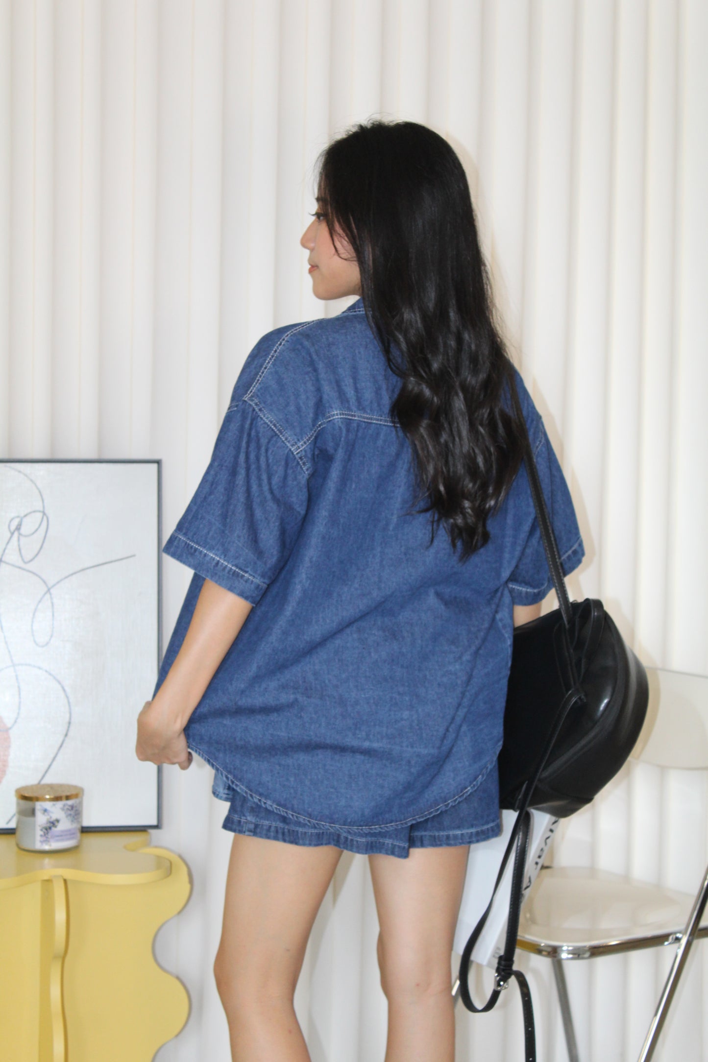 Belline Denim Two Piece Set