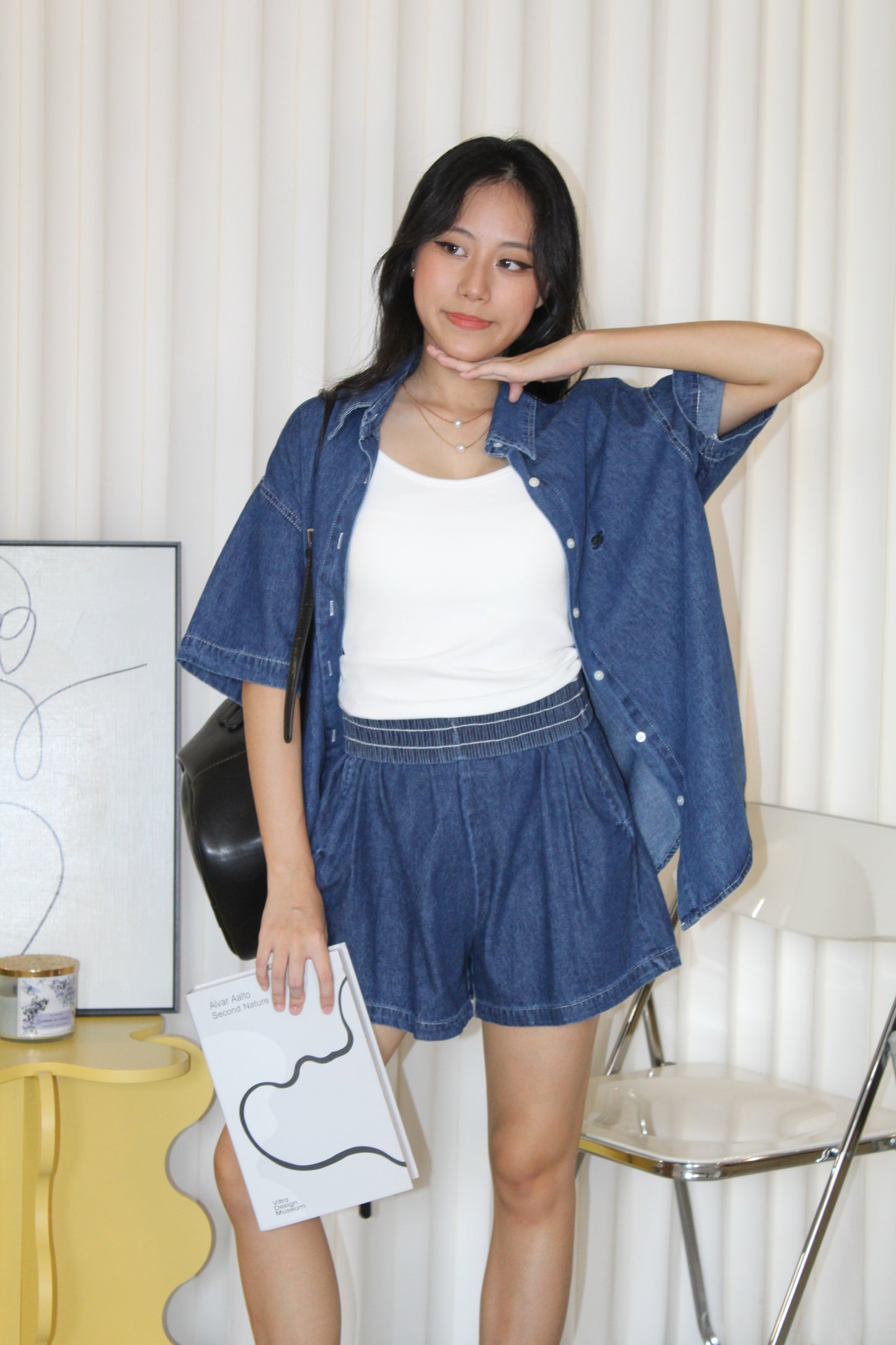 Belline Denim Two Piece Set