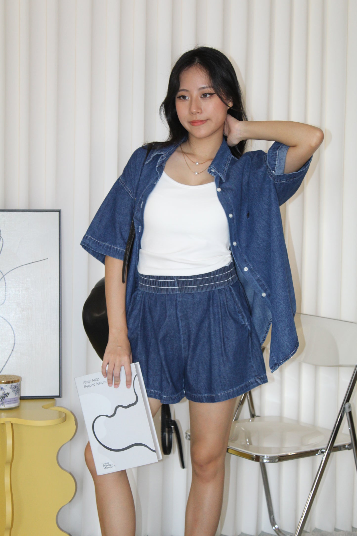 Belline Denim Two Piece Set