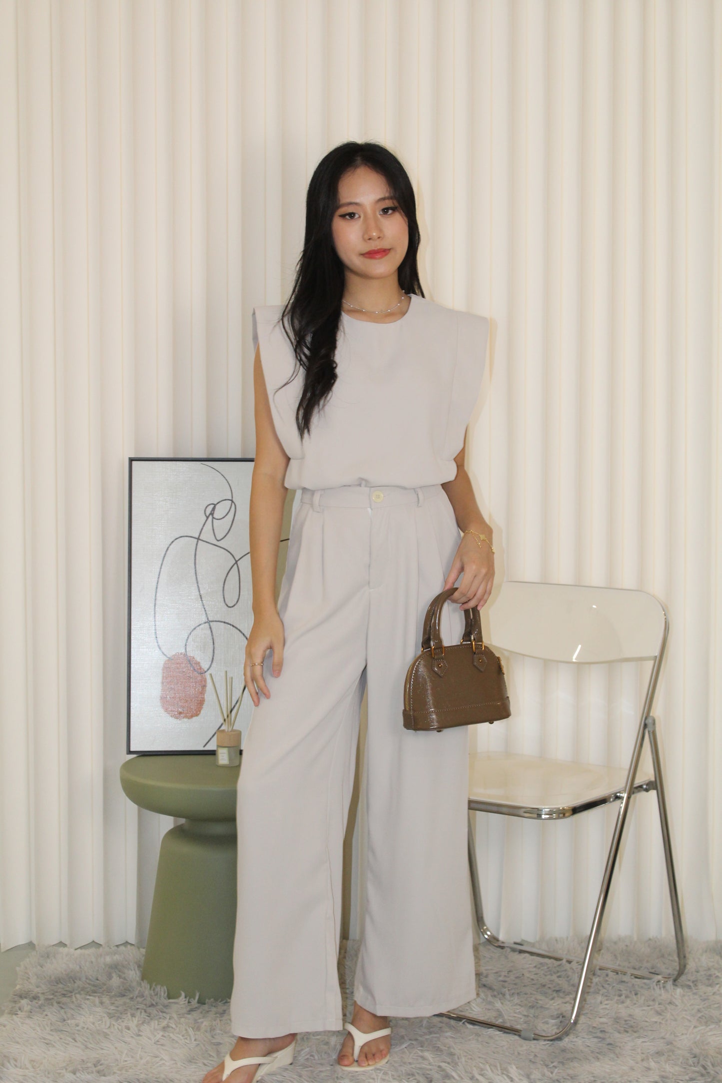 Massimo Two Piece Pants Set (Black)