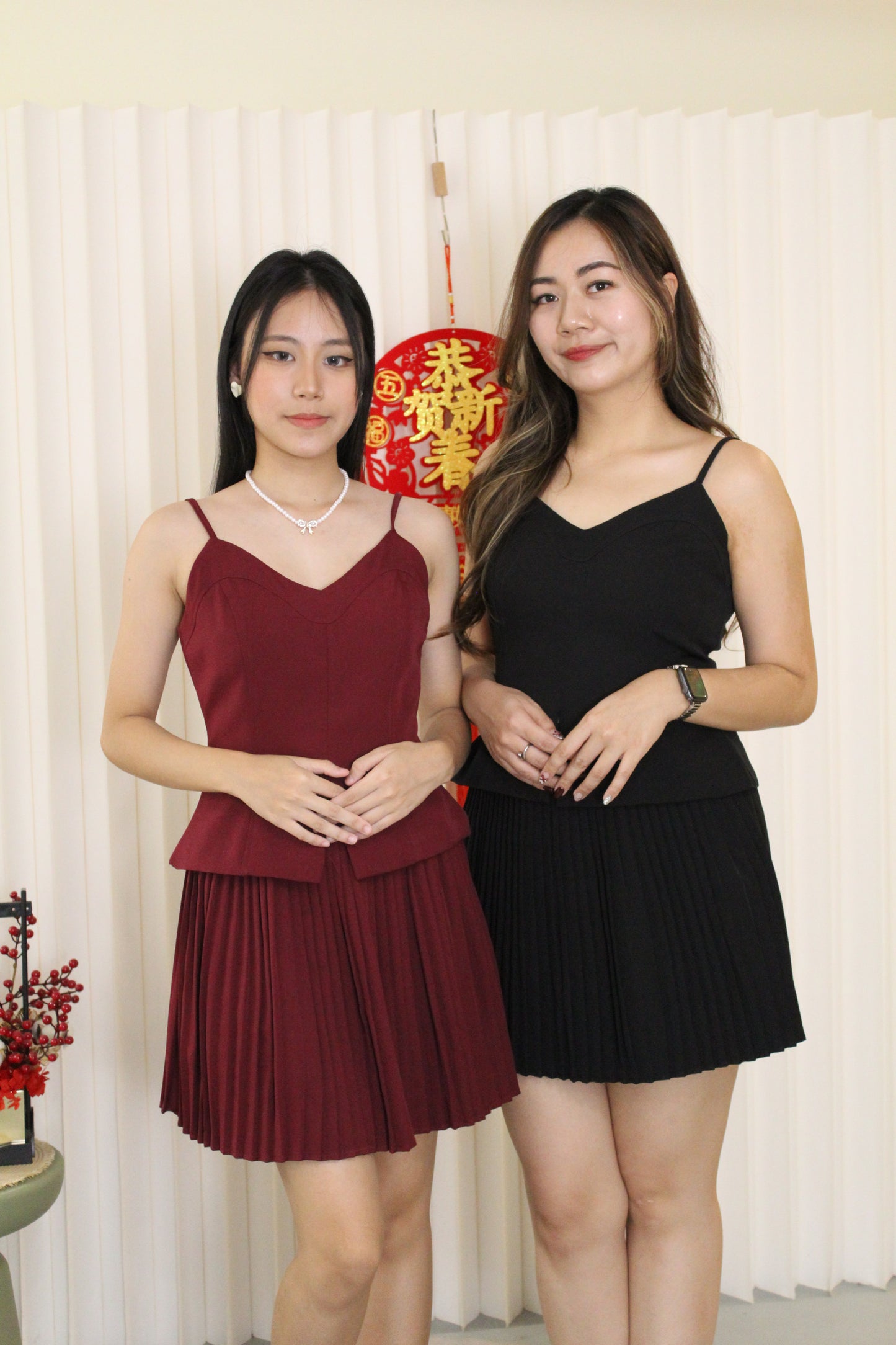 Kendra Camisole Vest Top (Red)