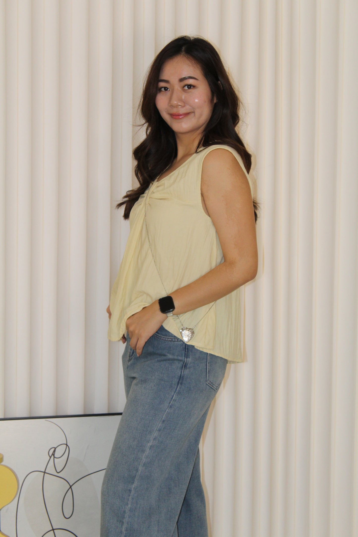 Inessa Ruched Top (Grey)
