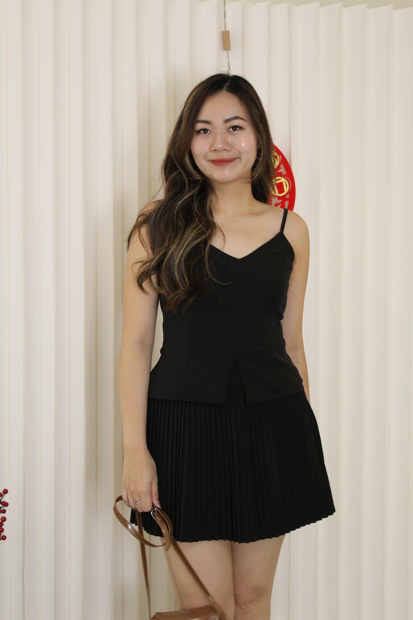 Kendra Camisole Vest Top (Red)