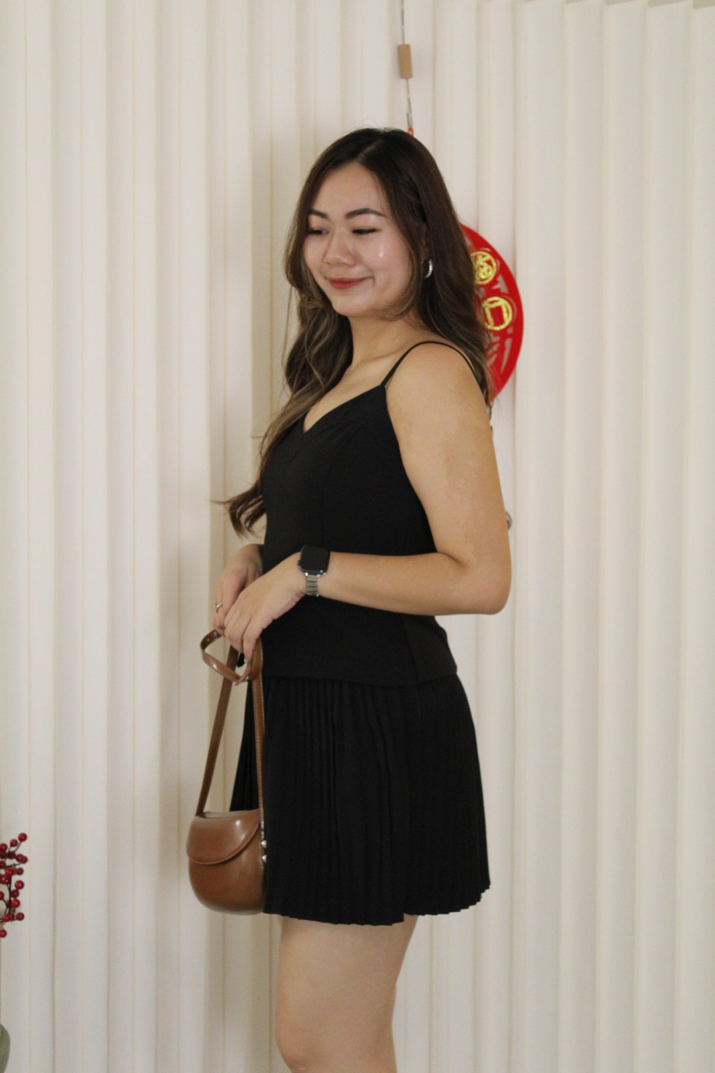 Kendra Camisole Vest Top (Red)