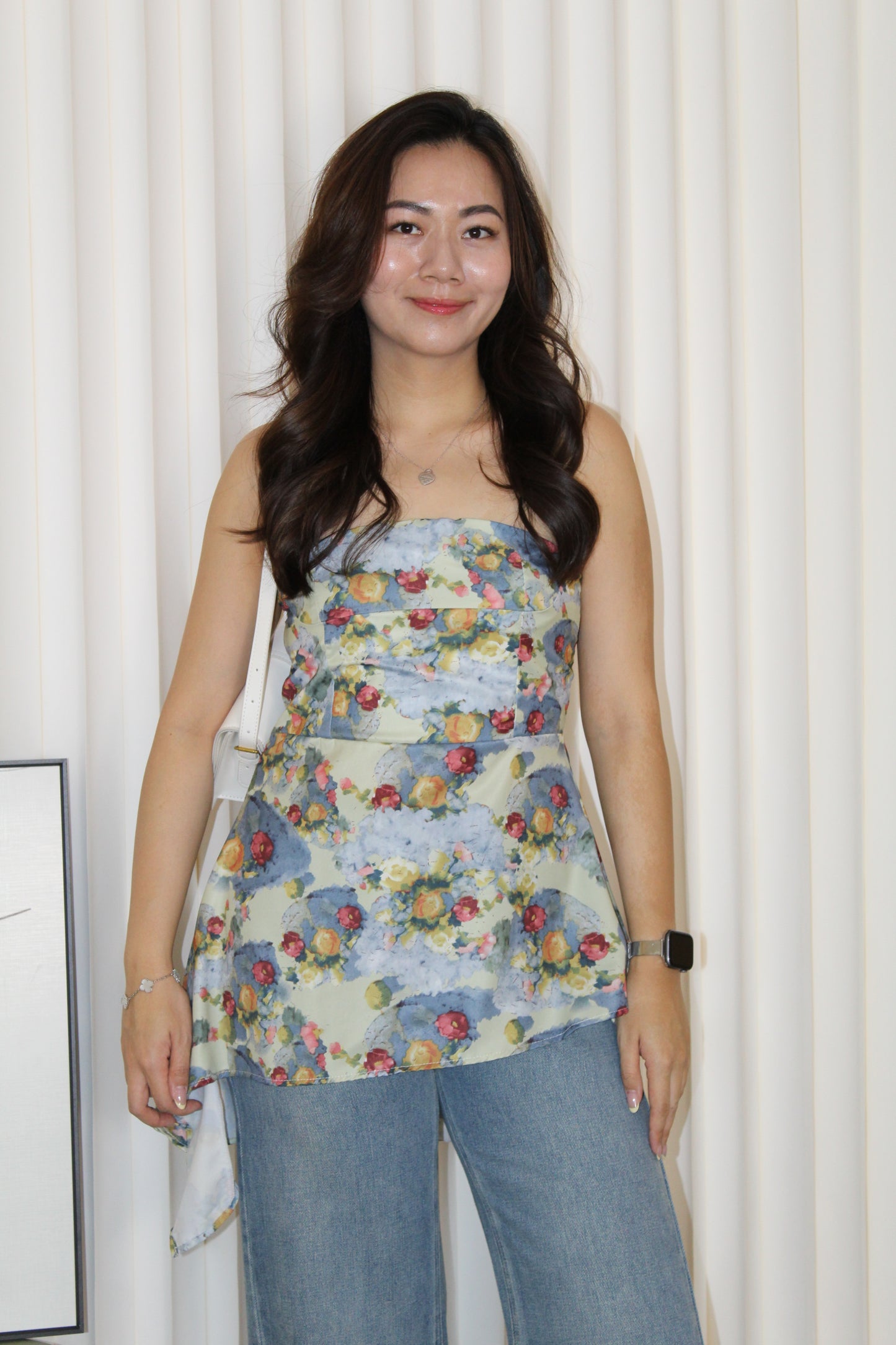 Aiko Floral Tube Top