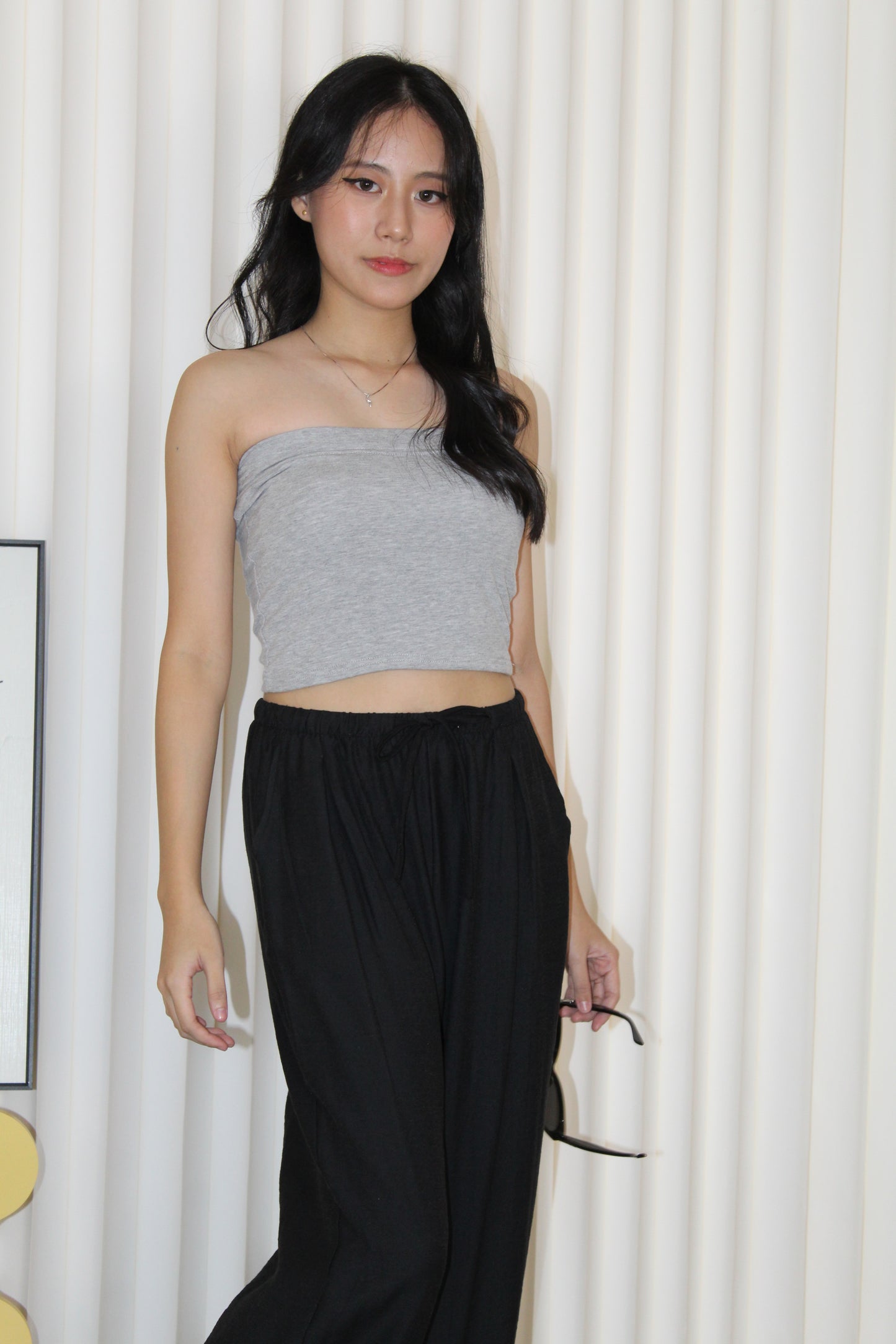 Oliver Linen Pleated Pants (Cream)