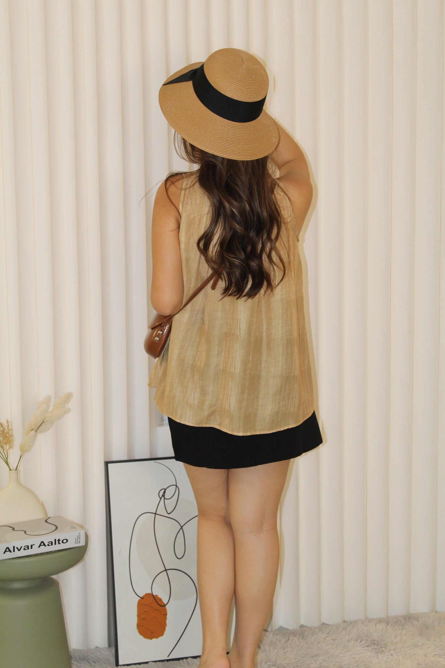 Mavis Halter Top (Brown)