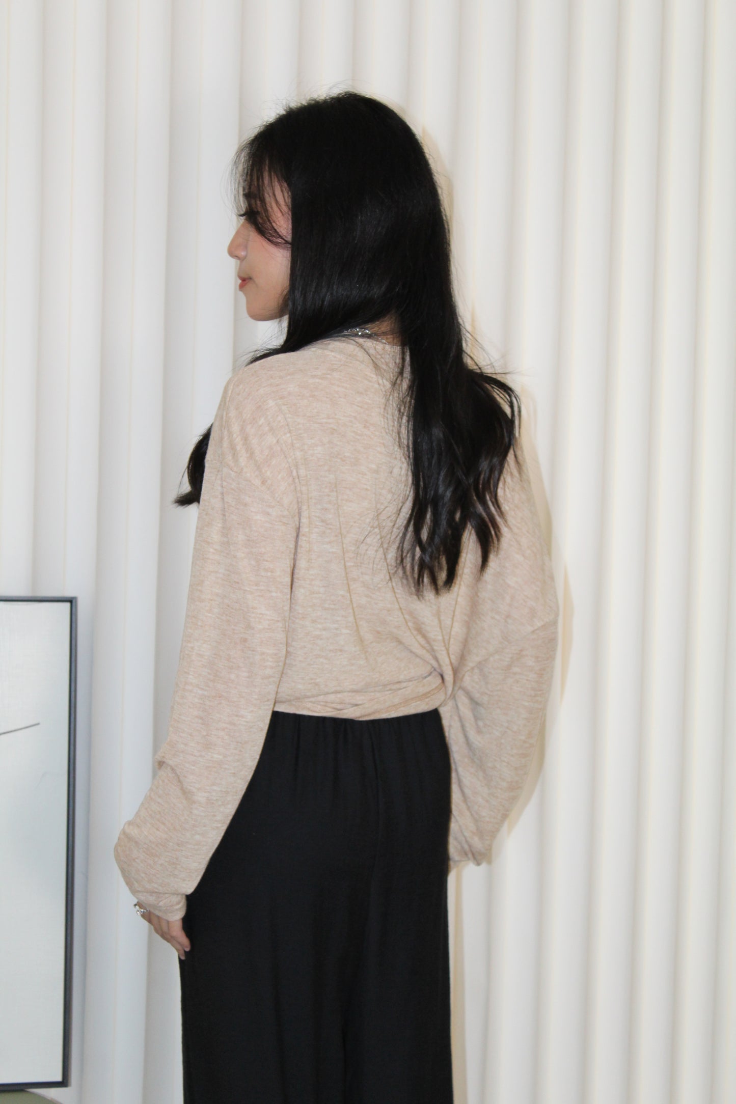 Amelia Two Piece Top (Black)
