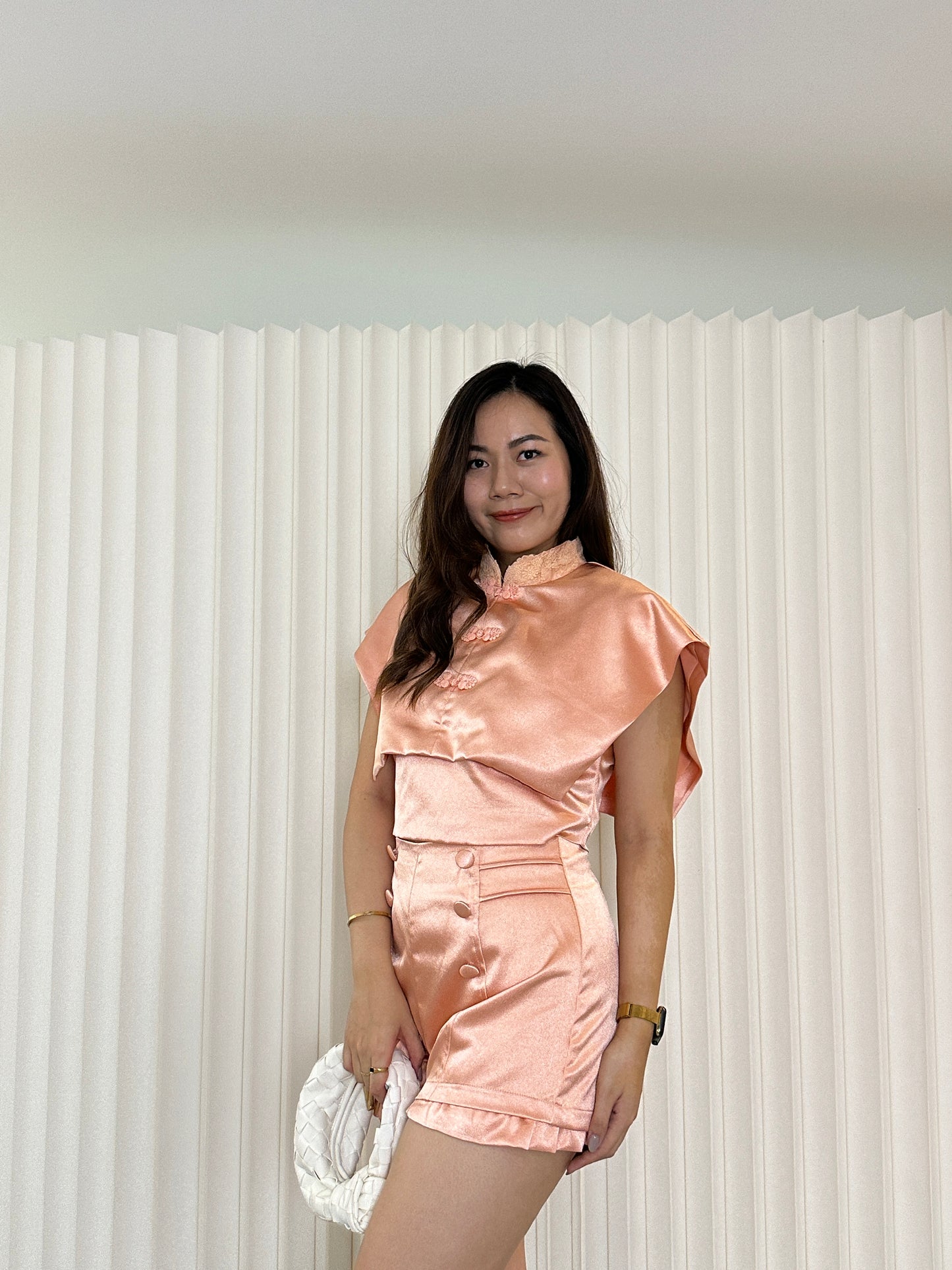 Dian Satin Shorts (Pink)