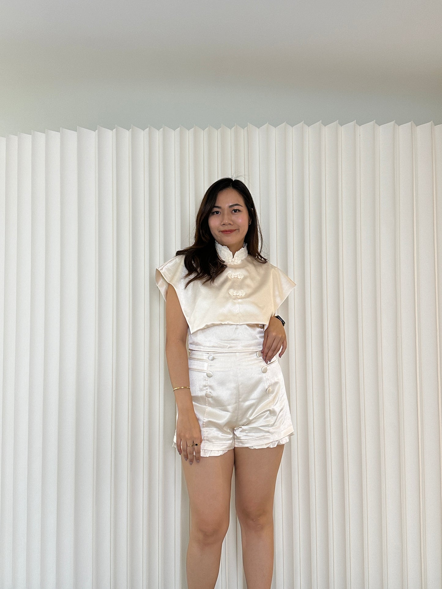 Dian Satin Shorts (Pink)