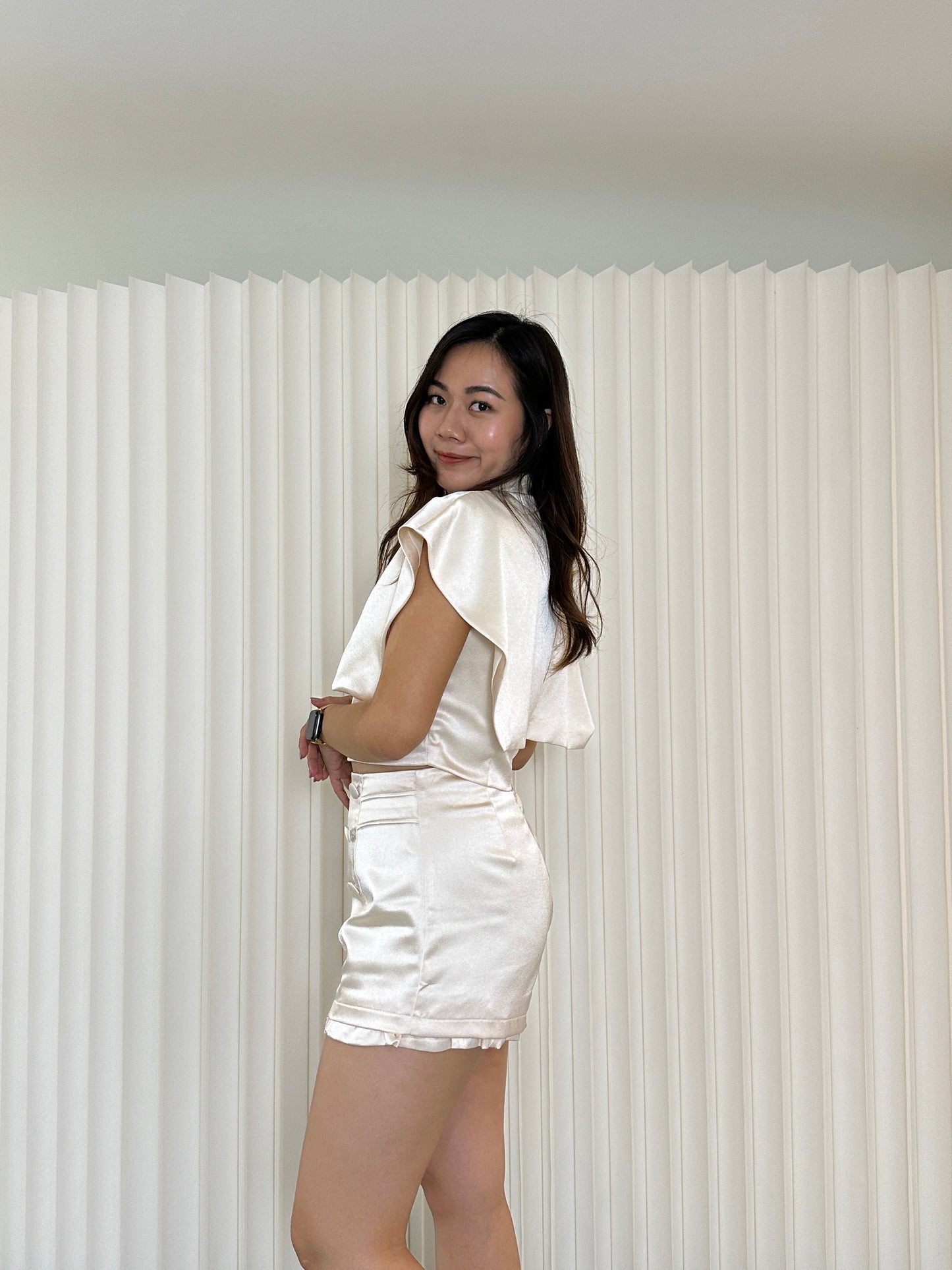 Dian Satin Shorts (Pink)