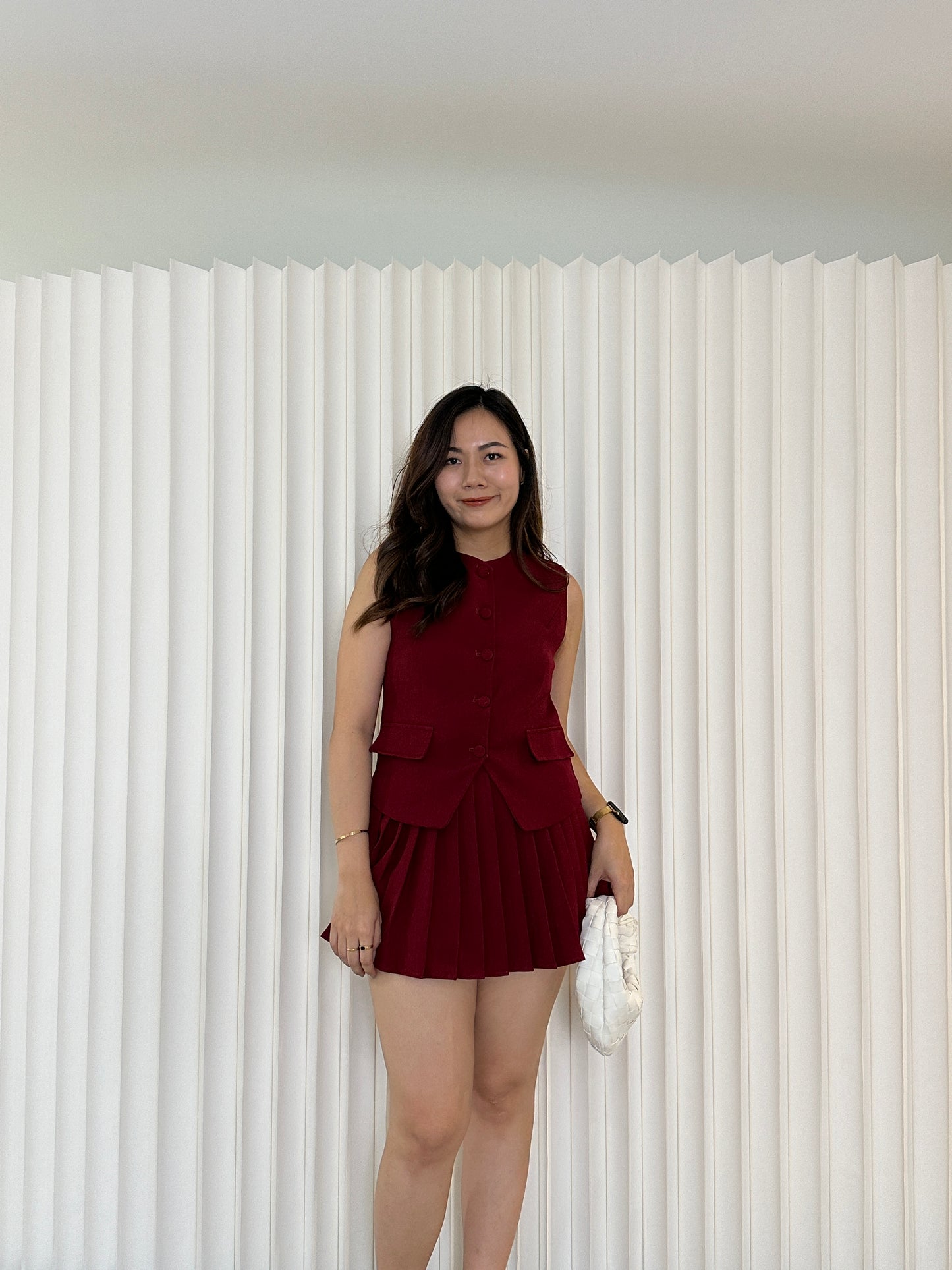 Lolly Suit Set Skirt (White)