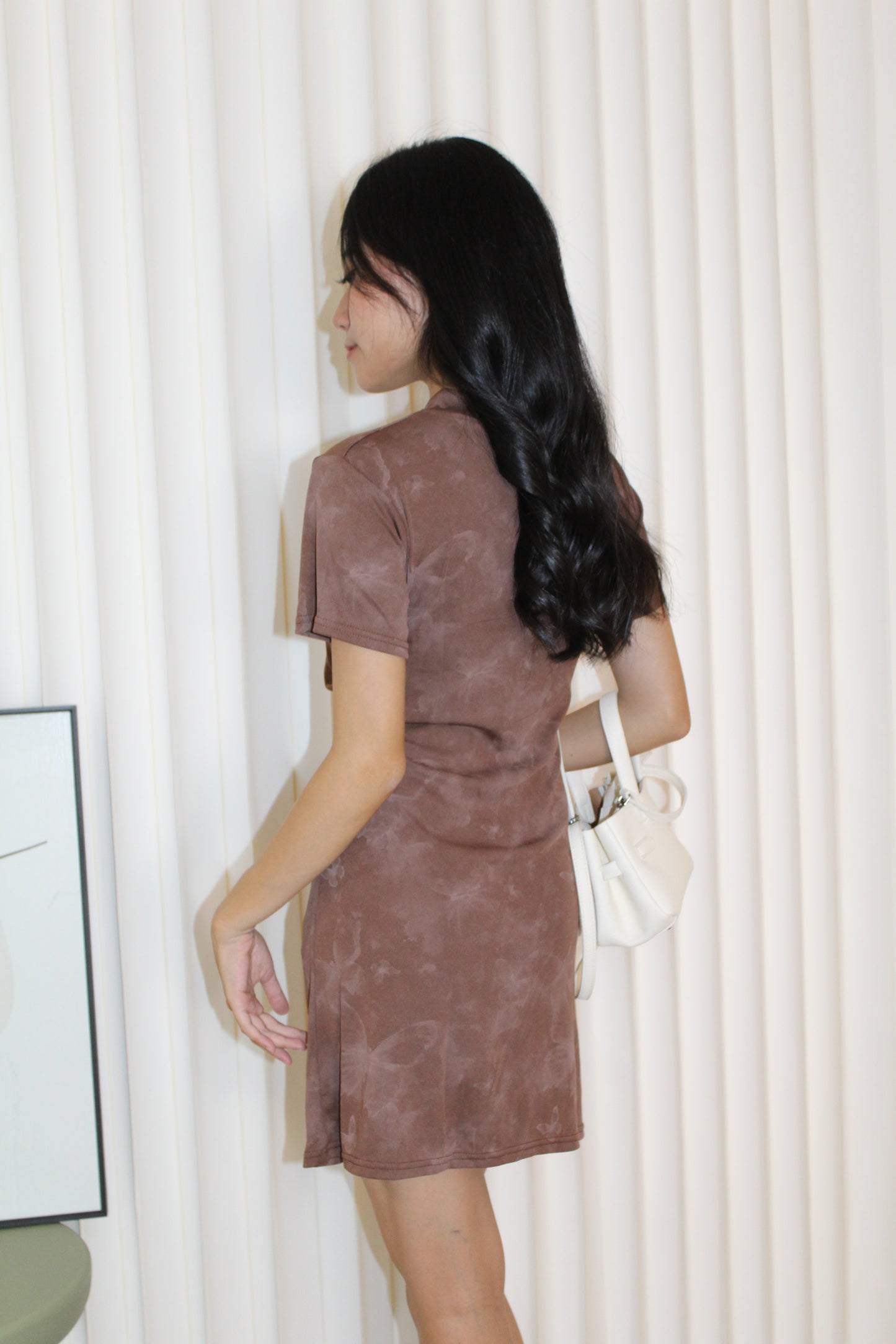 Presley Mini Cheongsam (Brown)