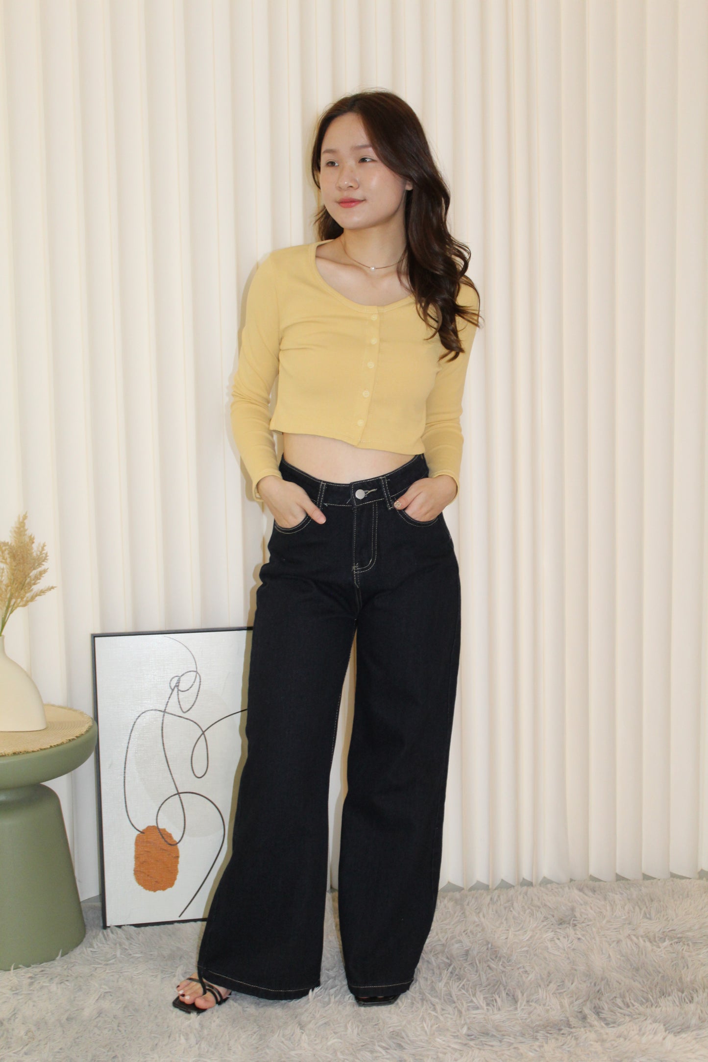 Belle Denim Pants (Blue)