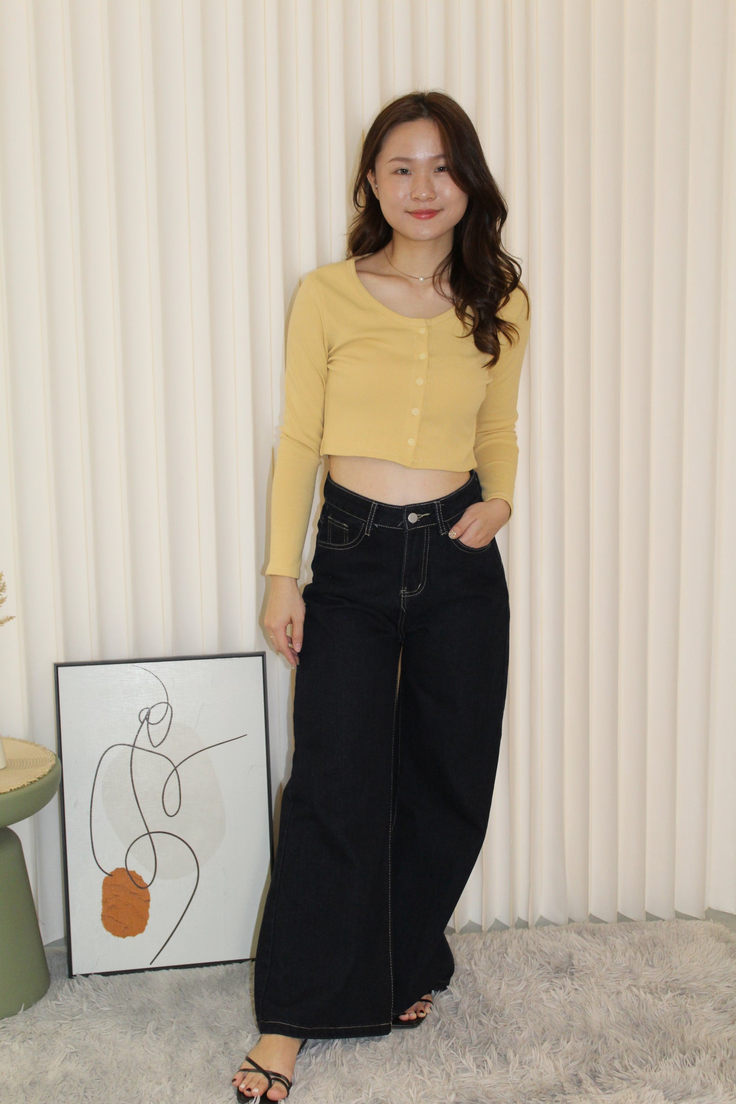 Belle Denim Pants (Blue)