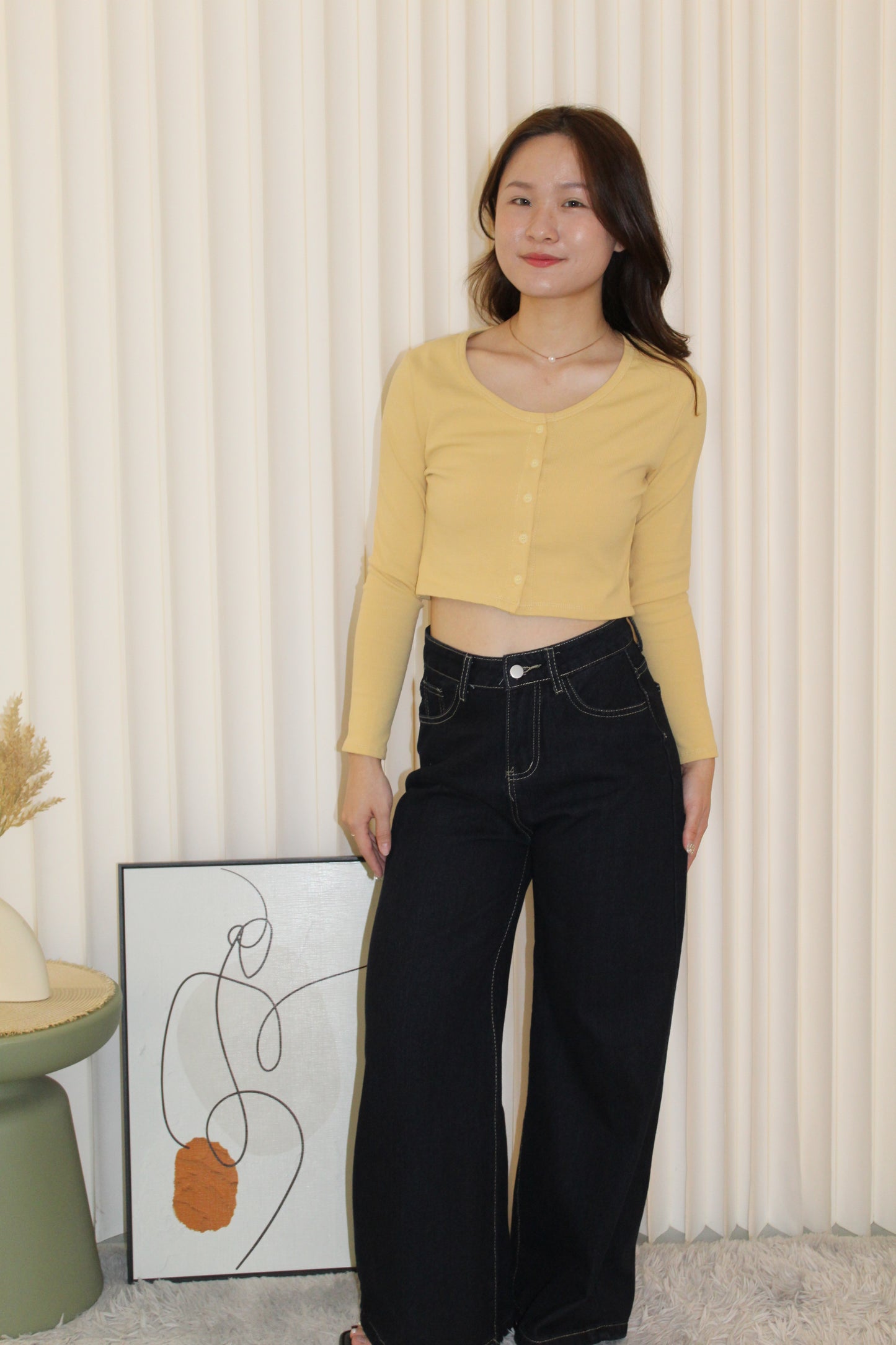 Belle Denim Pants (Blue)