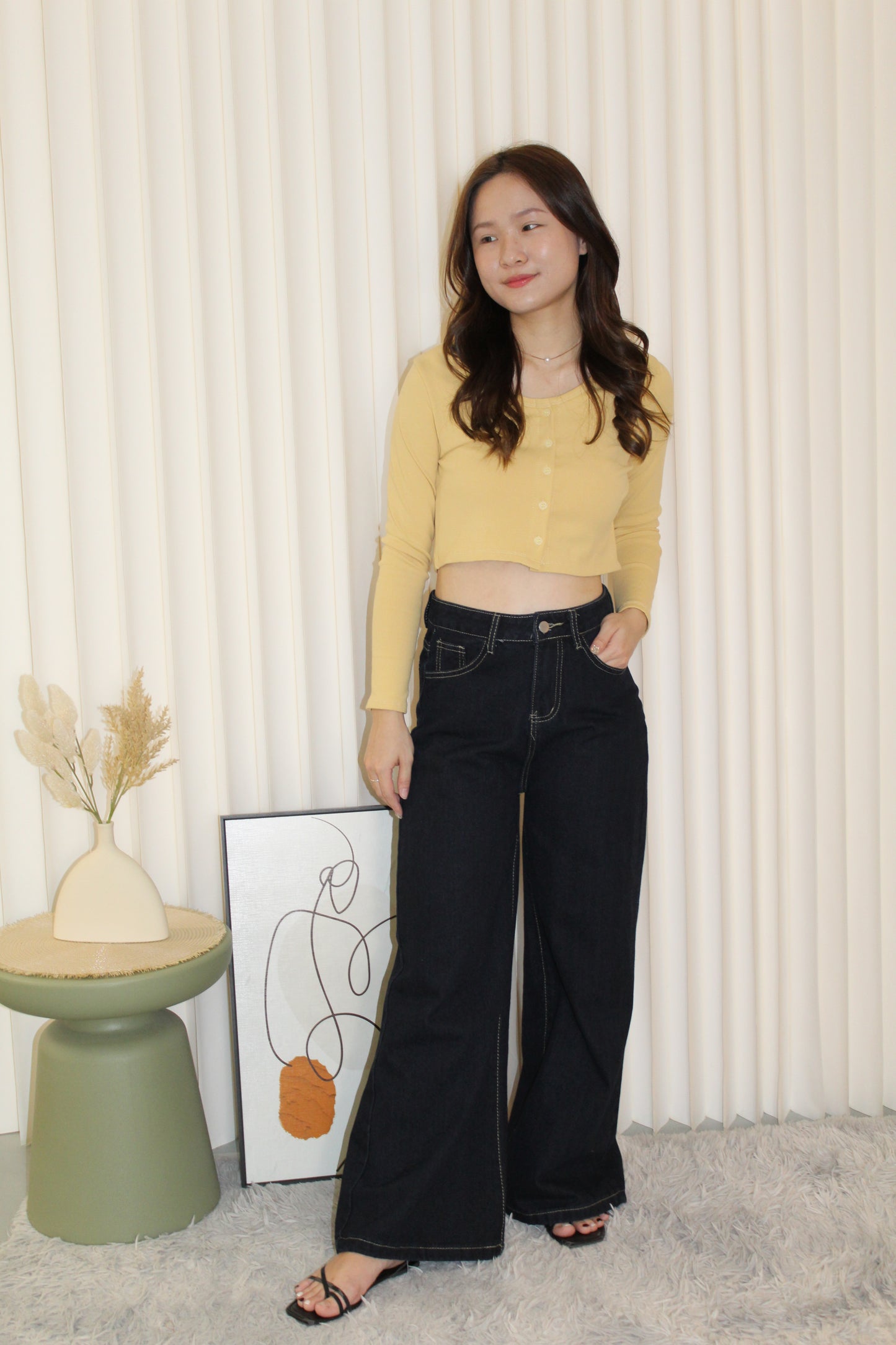 Belle Denim Pants (Blue)