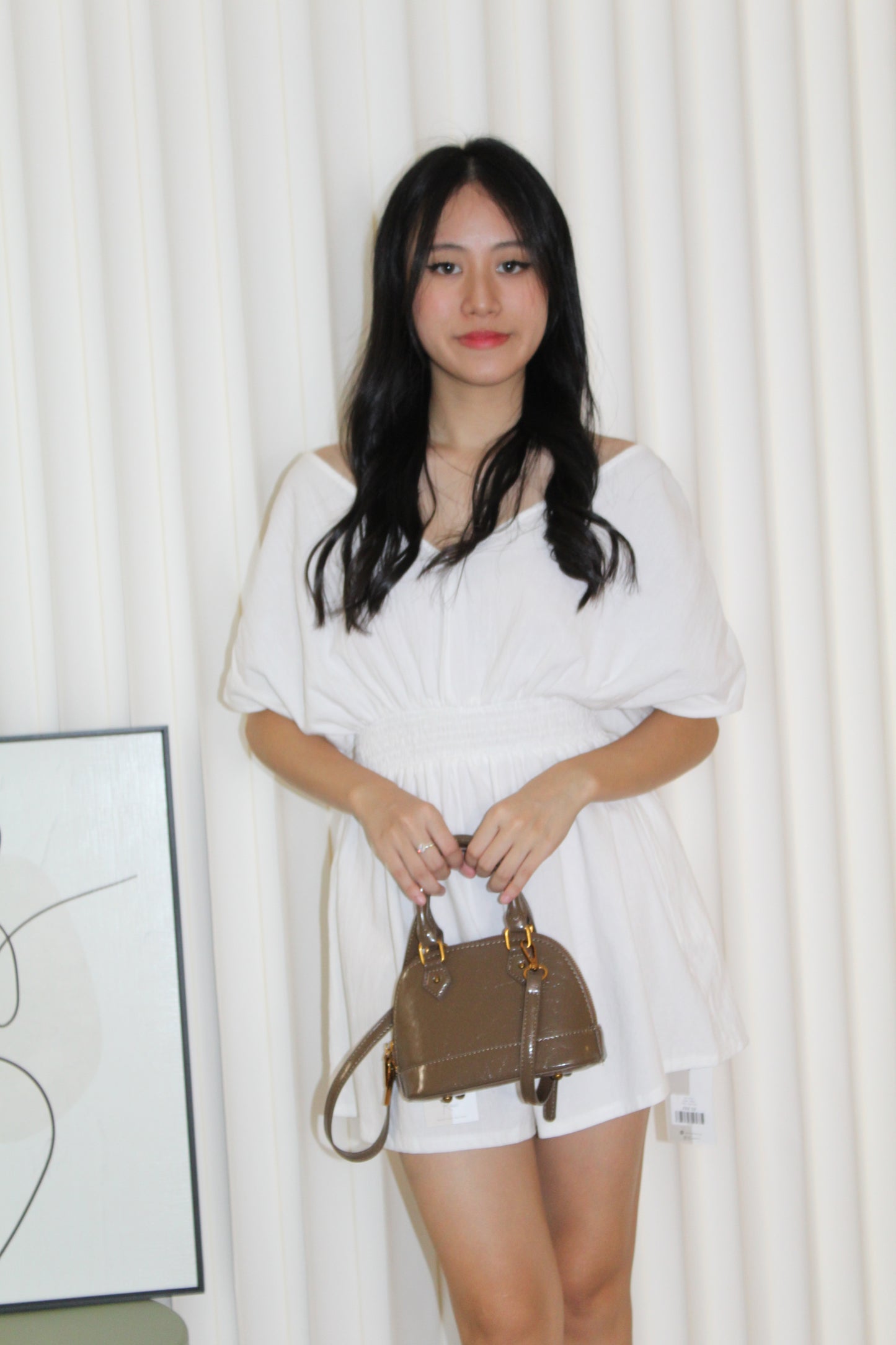 Jasper Casual Romper (White)