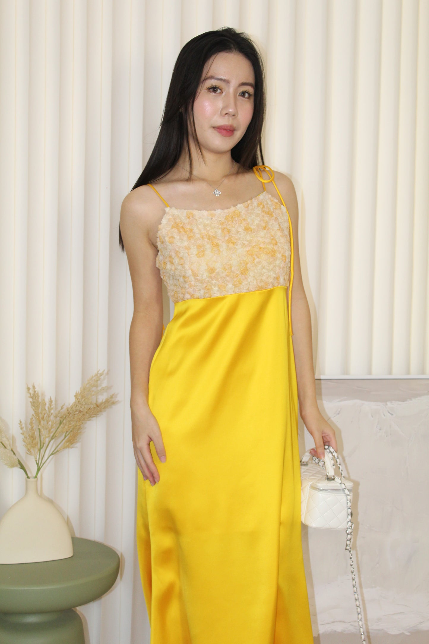 Sandrea Midaxi Dress (Yellow)