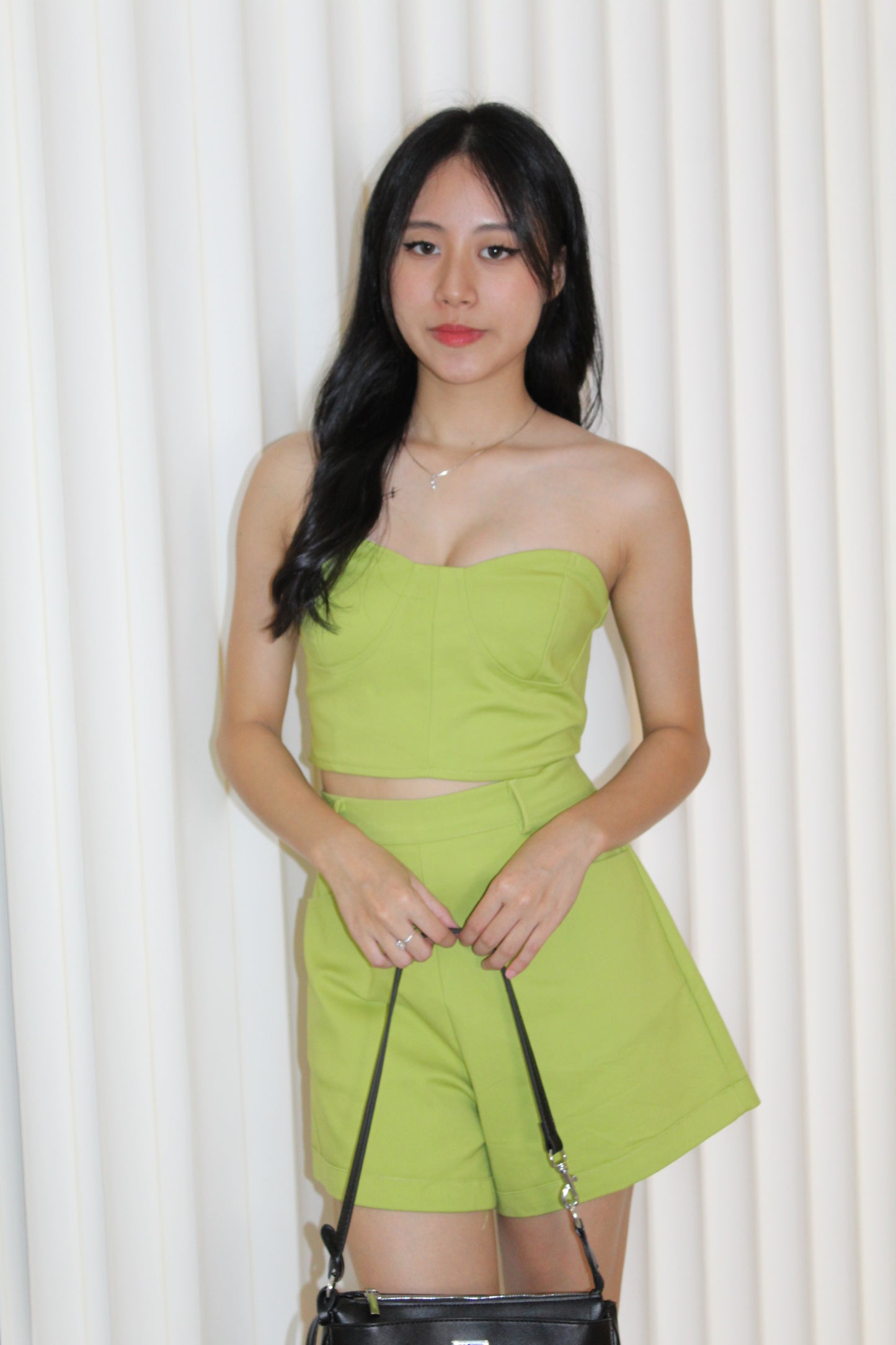 Dani Two Piece Shorts Set (Green)