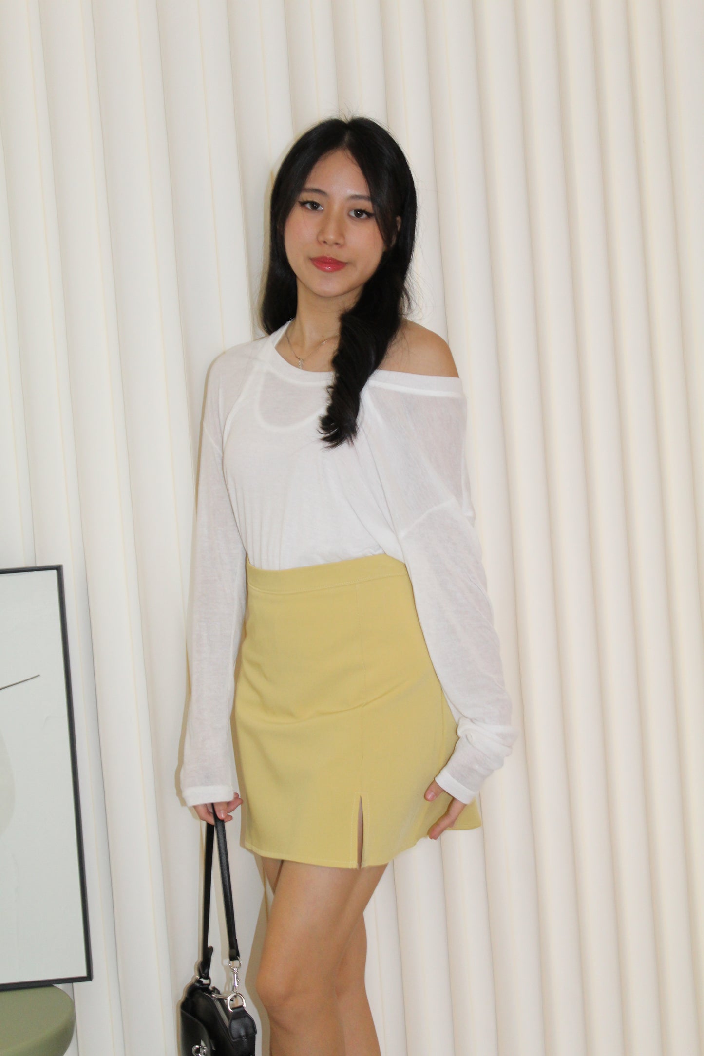 Finley Mini A-Line Skort (Yellow)
