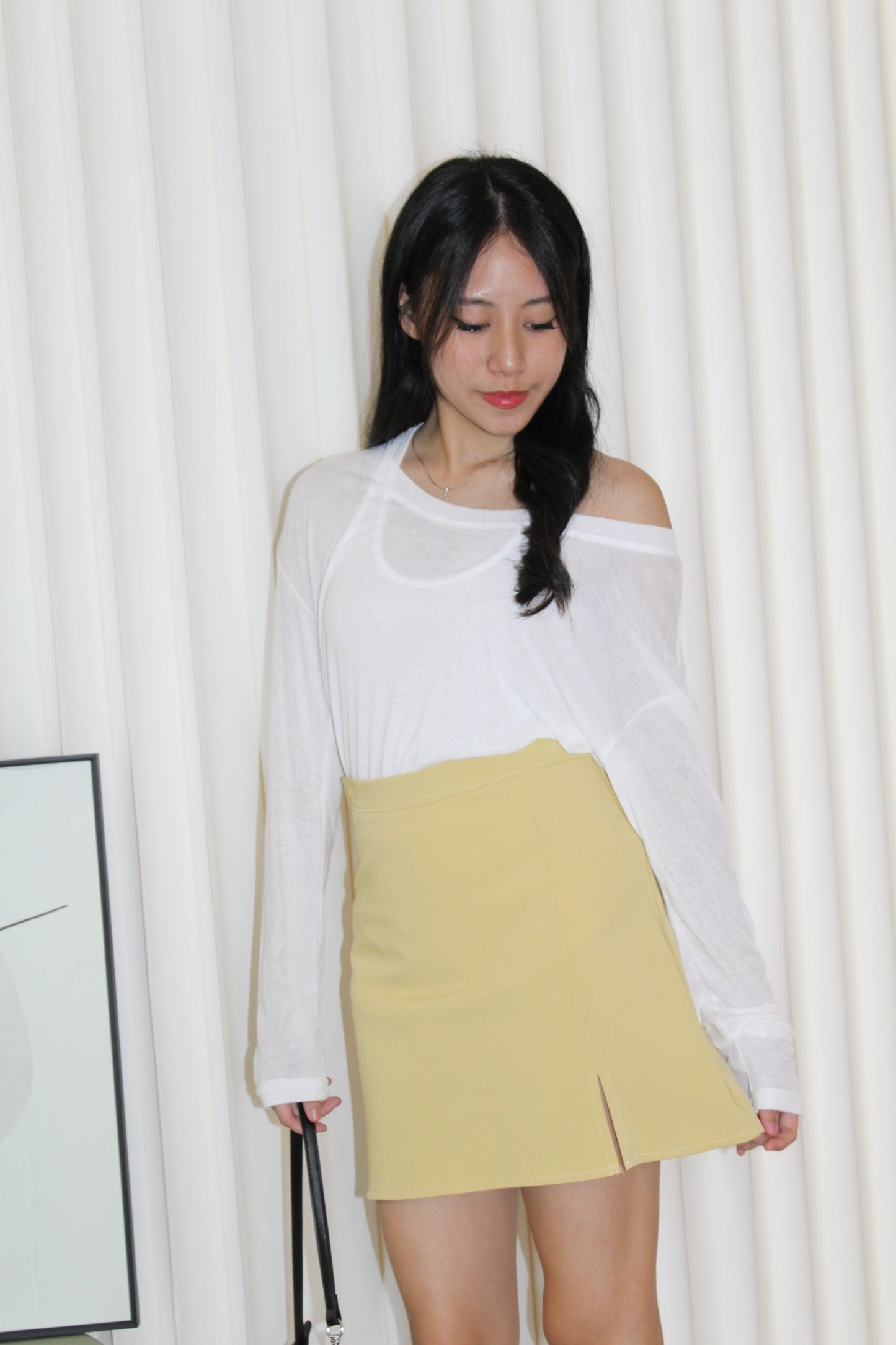 Finley Mini A-Line Skort (Yellow)