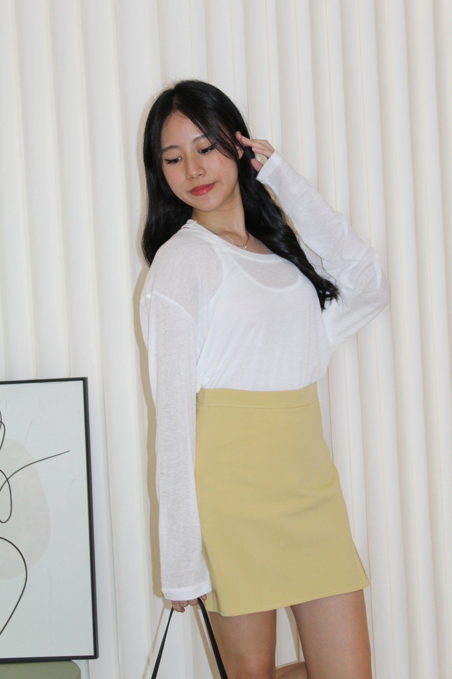 Finley Mini A-Line Skort (Yellow)