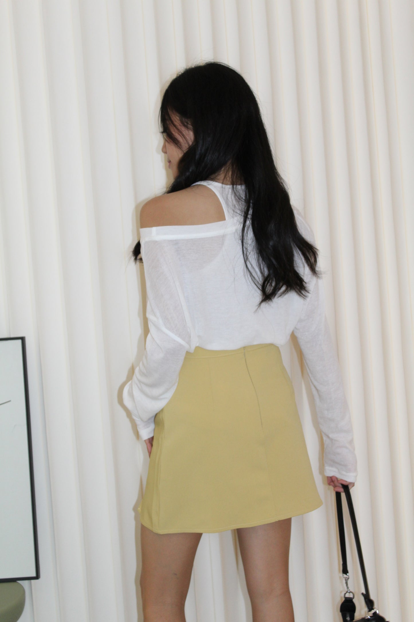 Finley Mini A-Line Skort (Yellow)