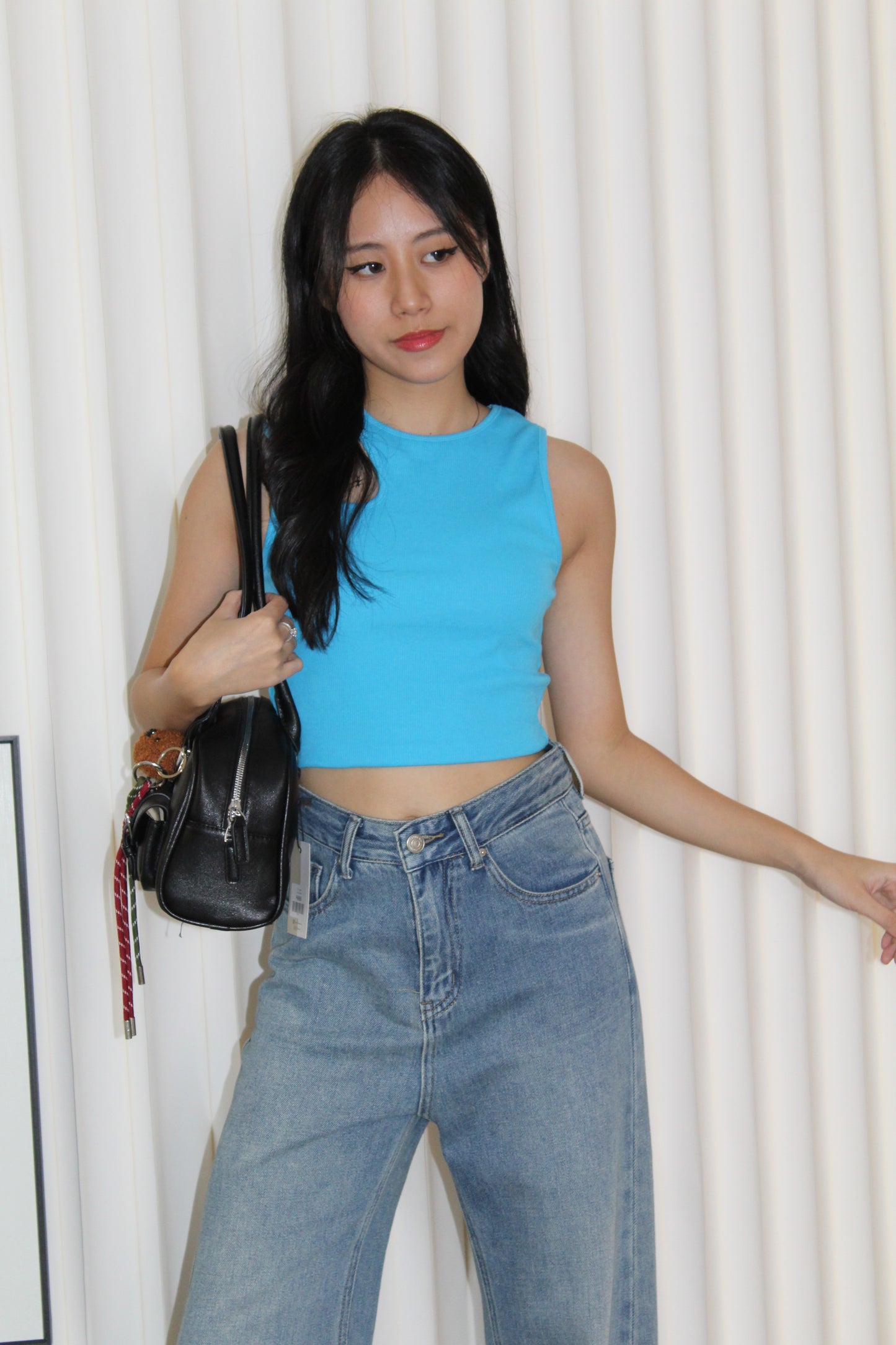 Remy Cut In Top (Blue)
