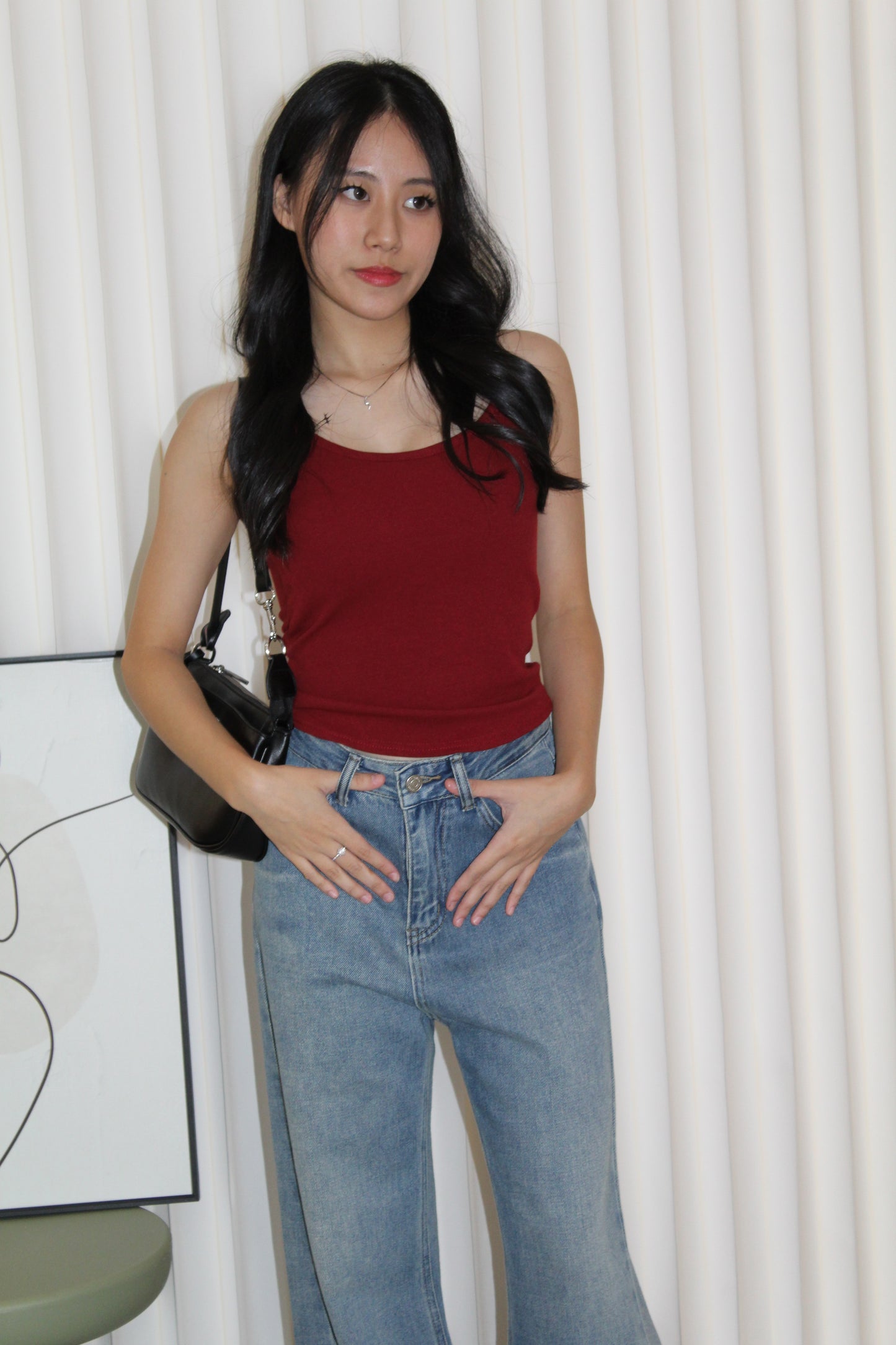 Dinny Padded Top (Red)