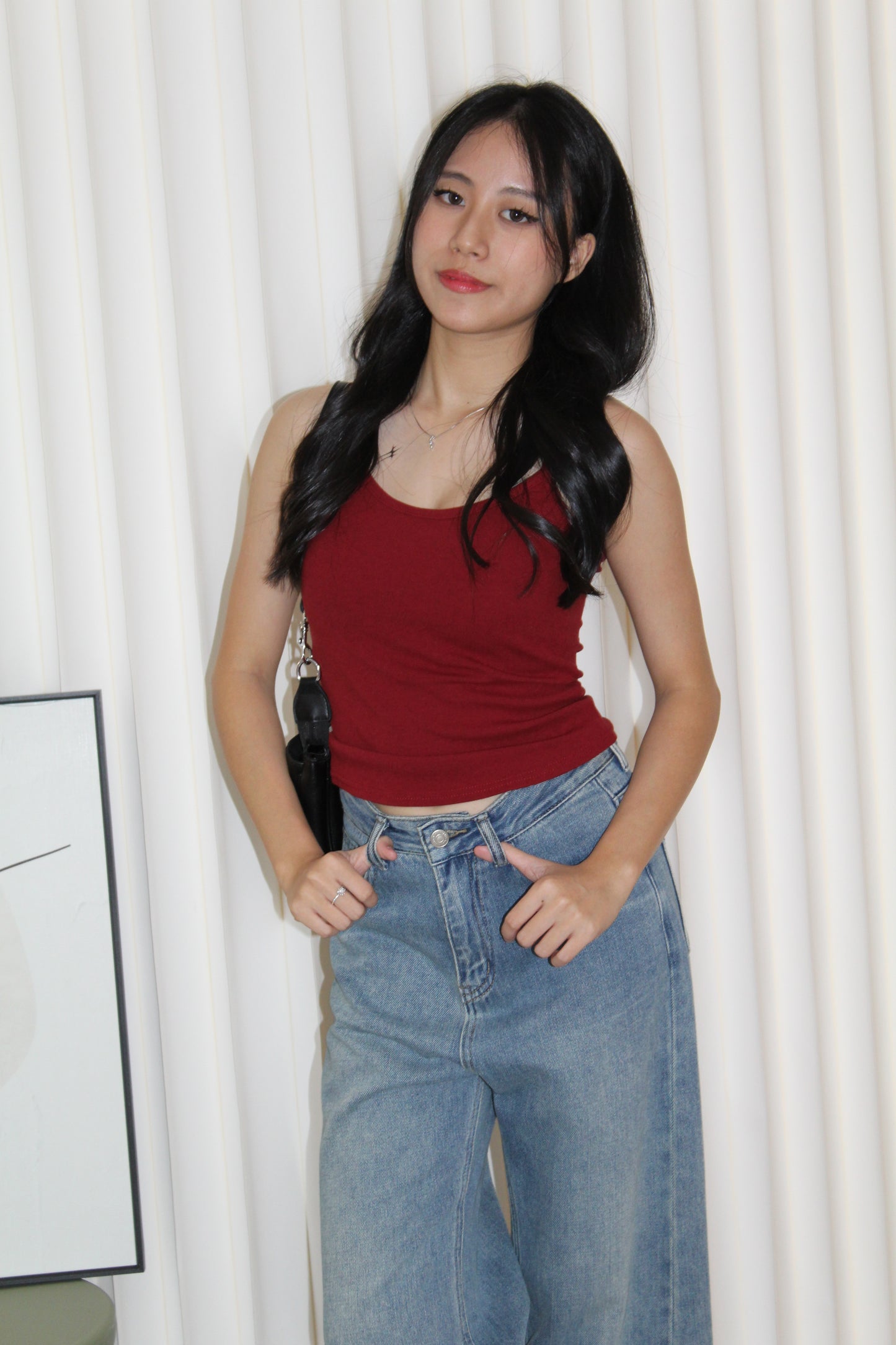 Dinny Padded Top (Red)